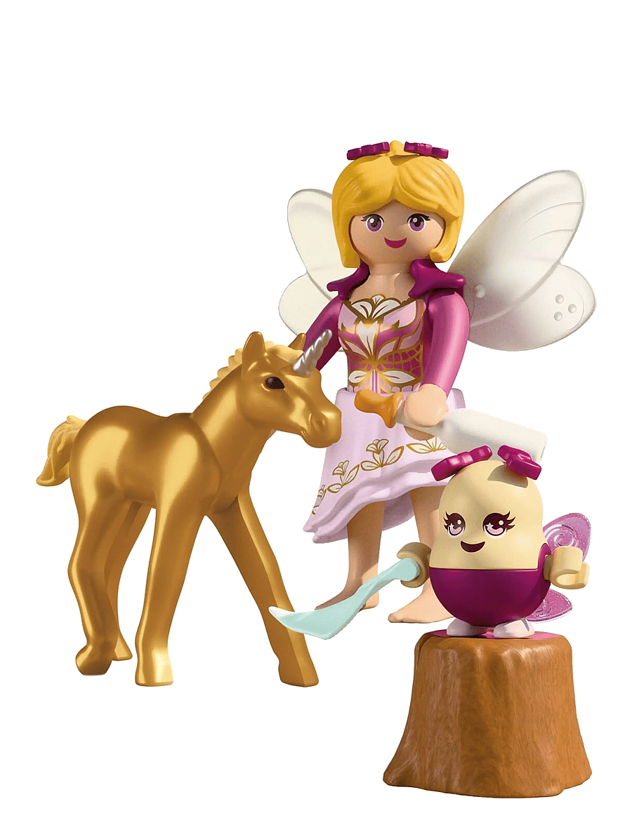 PLAYMOBIL - Golden Unicorn Foal with Fairy - madalaimad hinnad - multicolored - 0