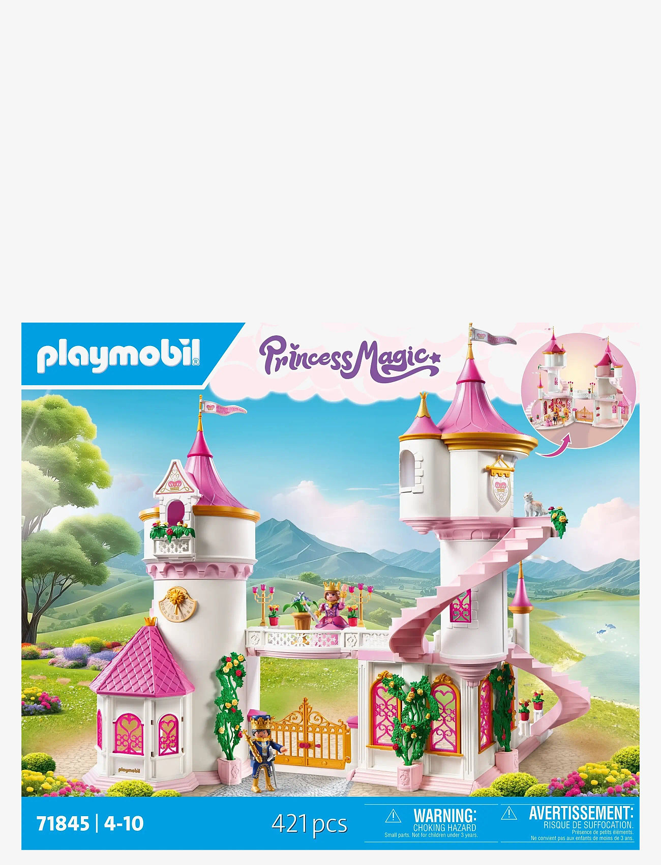 PLAYMOBIL - Princess Castle with Royal Couple - playmobil princess magic - multicolored - 0