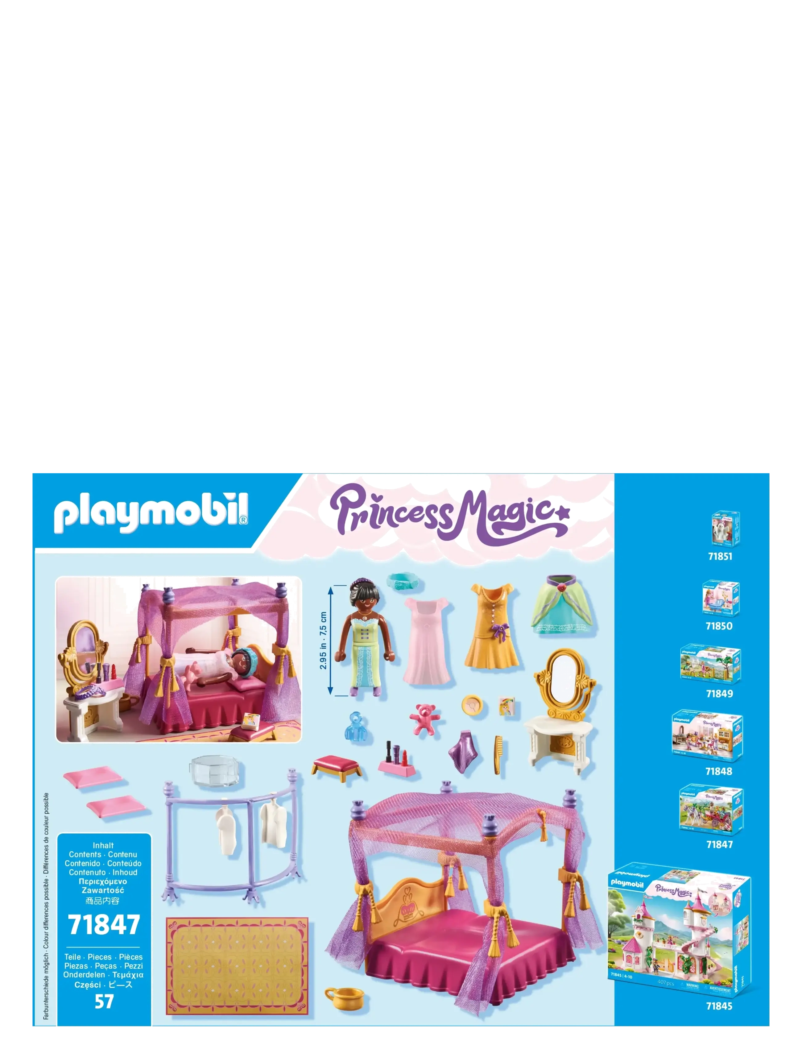 PLAYMOBIL - Bedroom with Dressing Room - playmobil princess magic - multicolored - 3