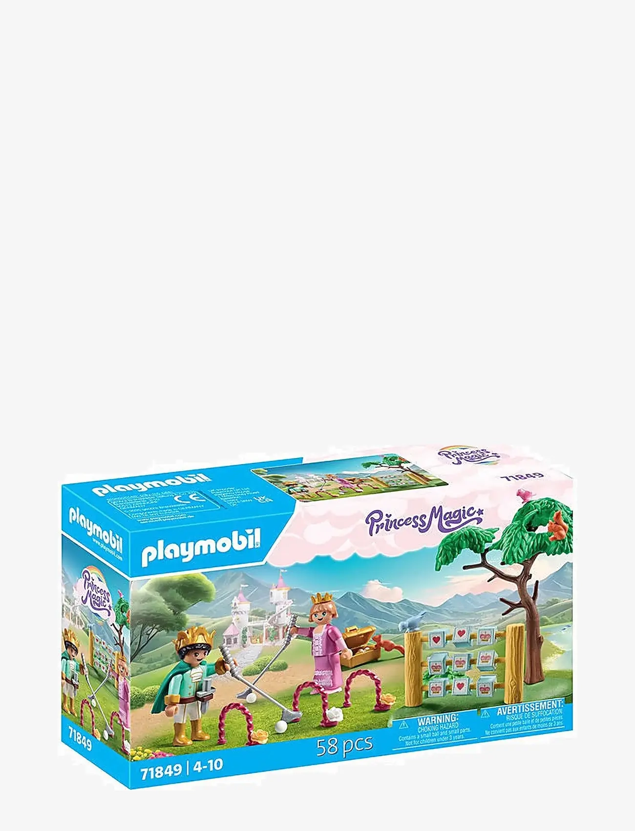PLAYMOBIL Garden With Royal Games, One Size, Multi/patterned, Playmobil Legetøj > Playmobil Princess Magic, Børn