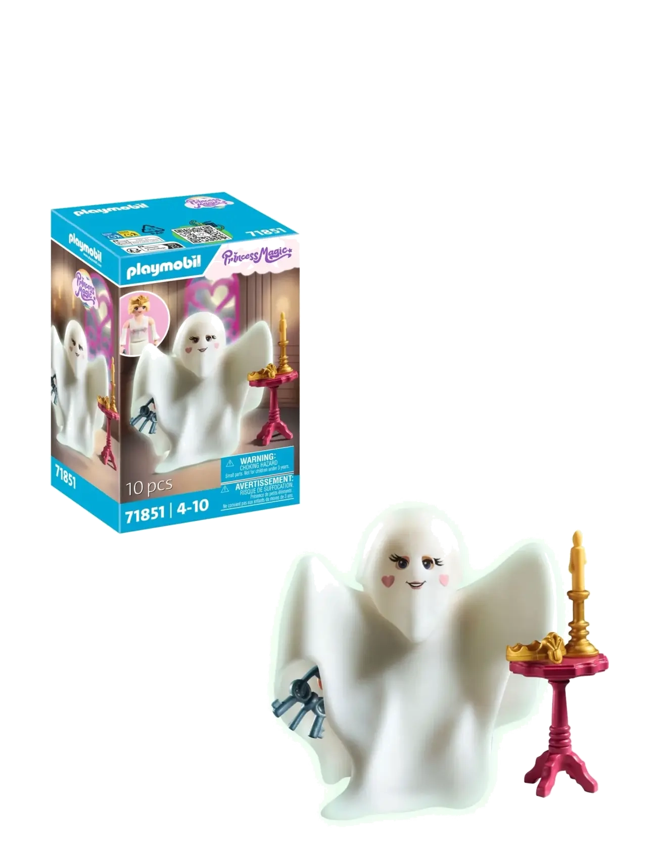 PLAYMOBIL Princess Ghost Costume Patterned - One Size - Kinder