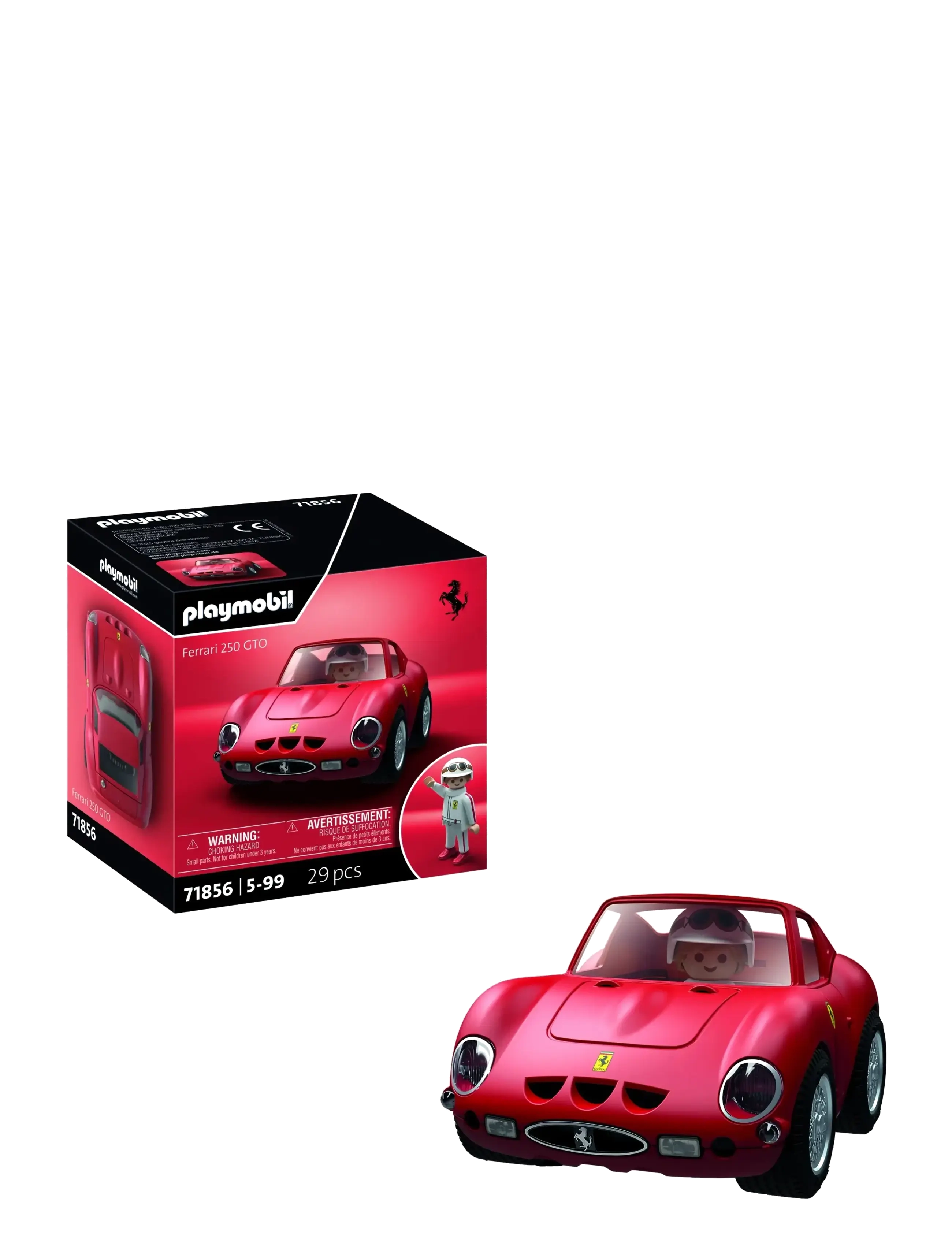 PLAYMOBIL PLAYMOBIL X Ferrari 250 GTO - Playmobil Cars - MULTICOLORED / red