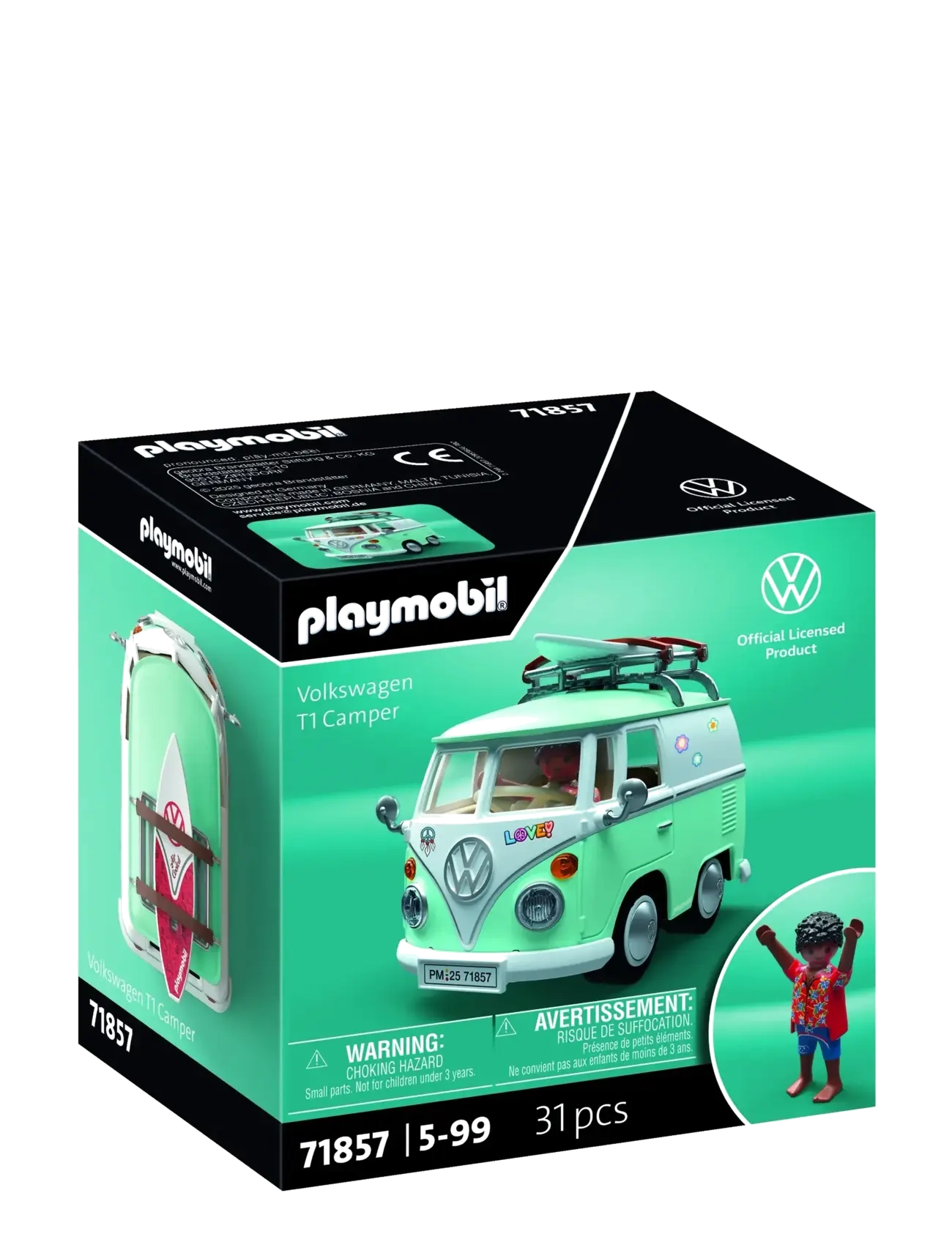 PLAYMOBIL - Volkswagen T1 Camper - playmobil cars - multicolored - 1