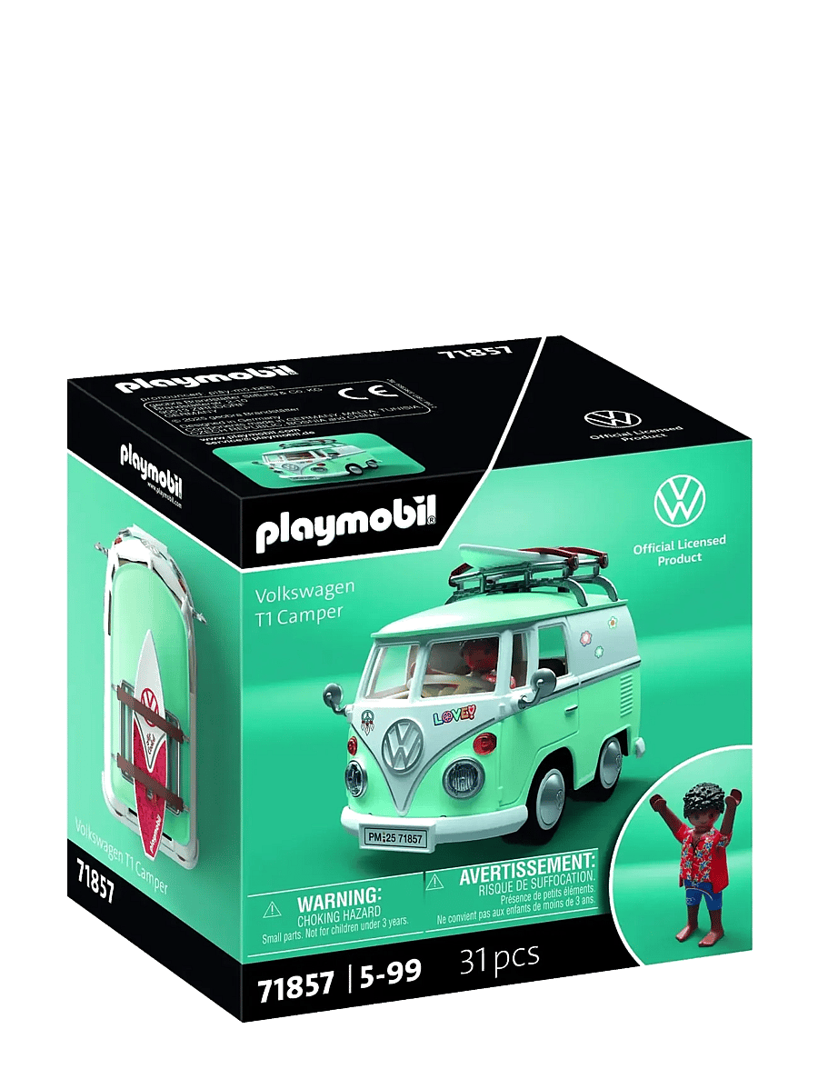 PLAYMOBIL - Volkswagen T1 Camper - playmobil cars - multicolored - 1