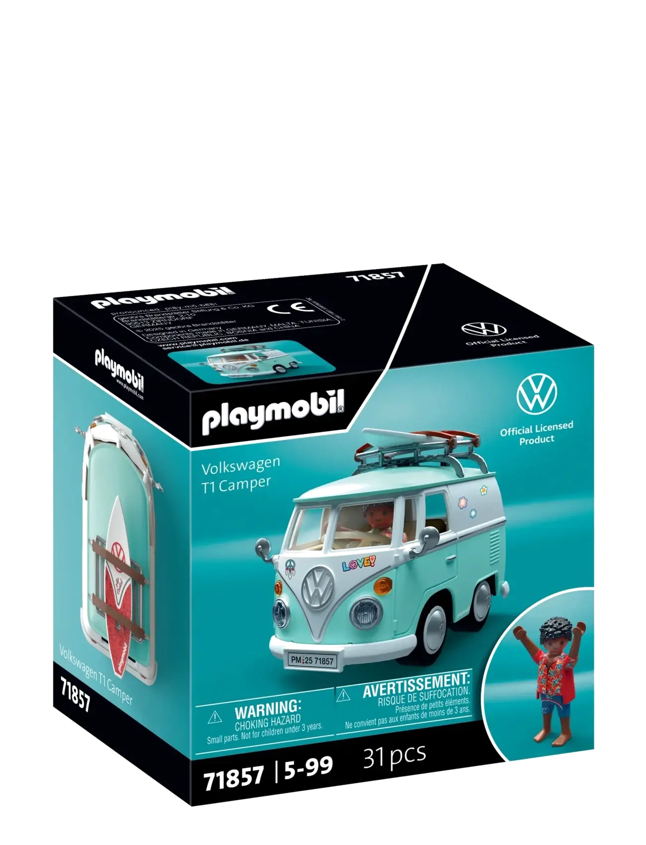 PLAYMOBIL - Volkswagen T1 Camper - playmobil cars - multicolored - 2