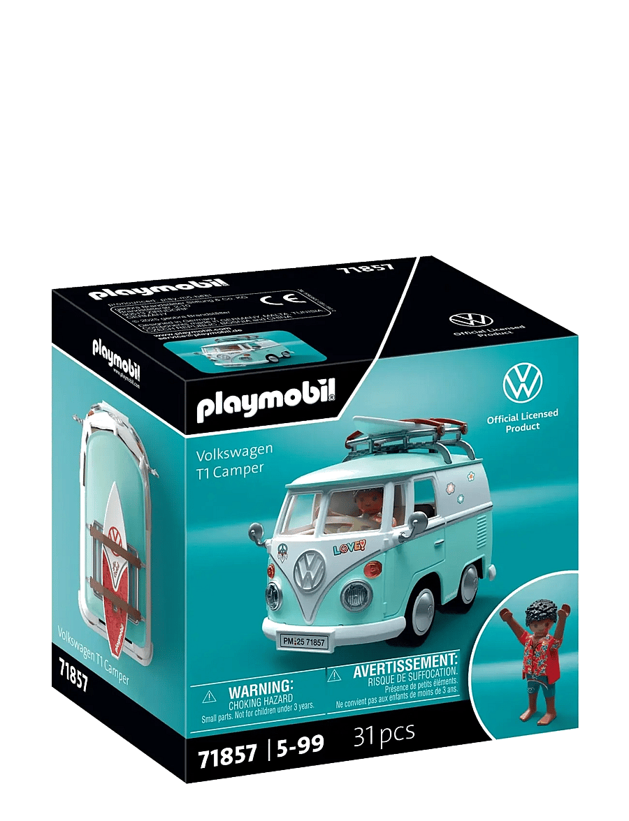 PLAYMOBIL - Volkswagen T1 Camper - playmobil cars - multicolored - 2