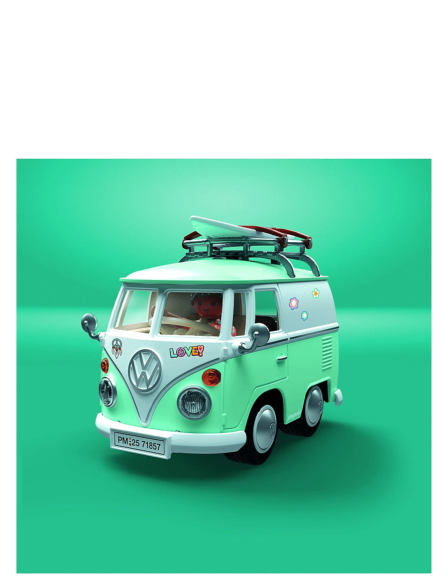 PLAYMOBIL - Volkswagen T1 Camper - playmobil cars - multicolored - 3