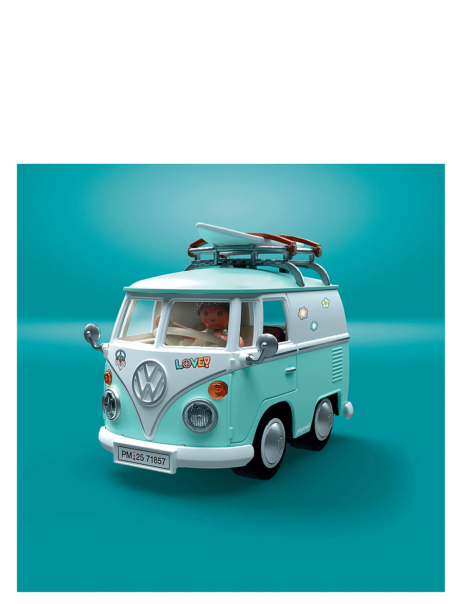 PLAYMOBIL - Volkswagen T1 Camper - playmobil cars - multicolored - 4