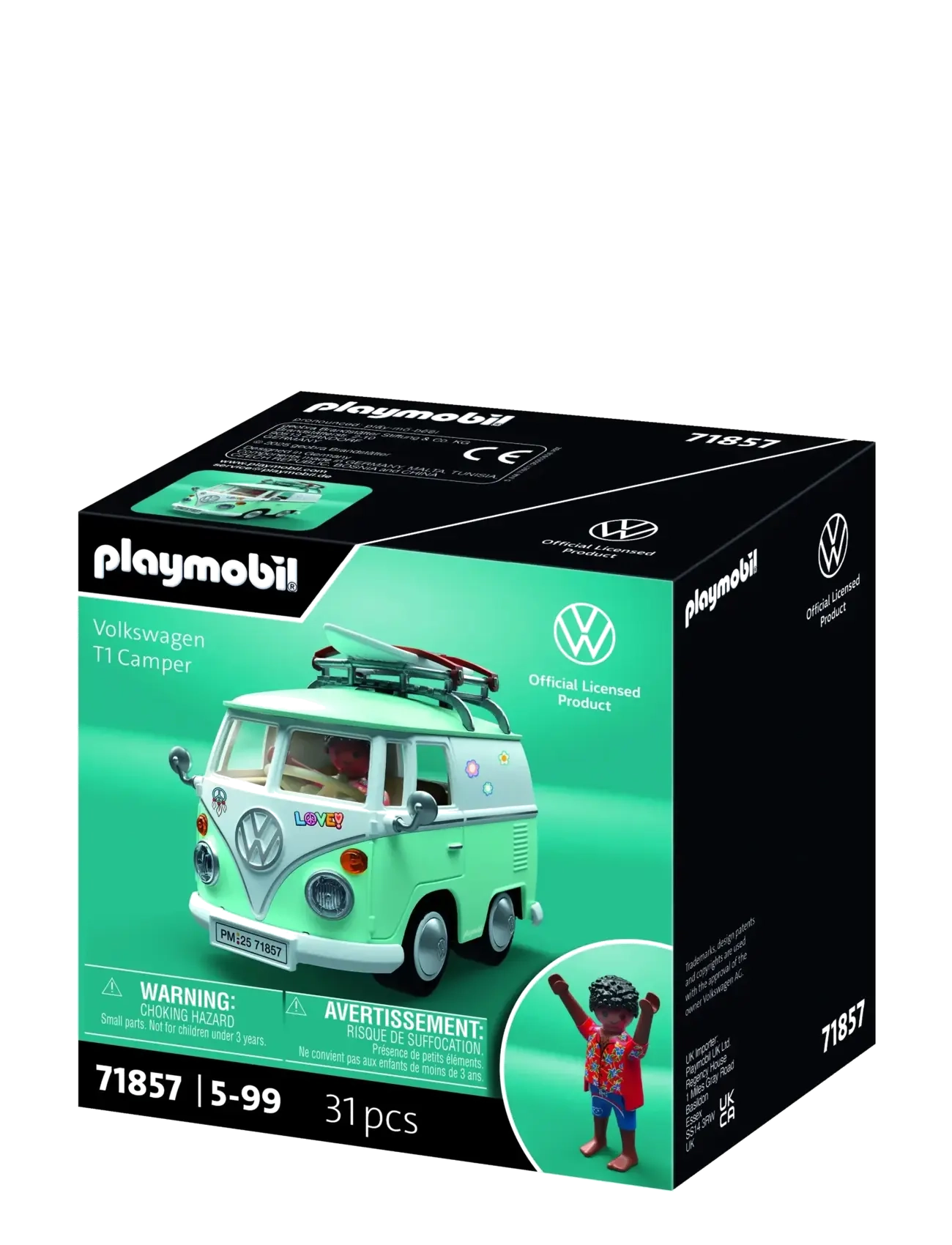 PLAYMOBIL - Volkswagen T1 Camper - playmobil cars - multicolored - 5
