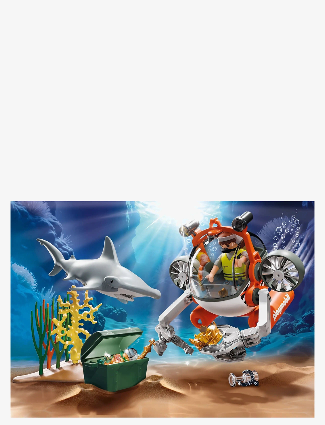 PLAYMOBIL - Treasure Hunt with Submarine - playmobil action heroes - multicolored - 3
