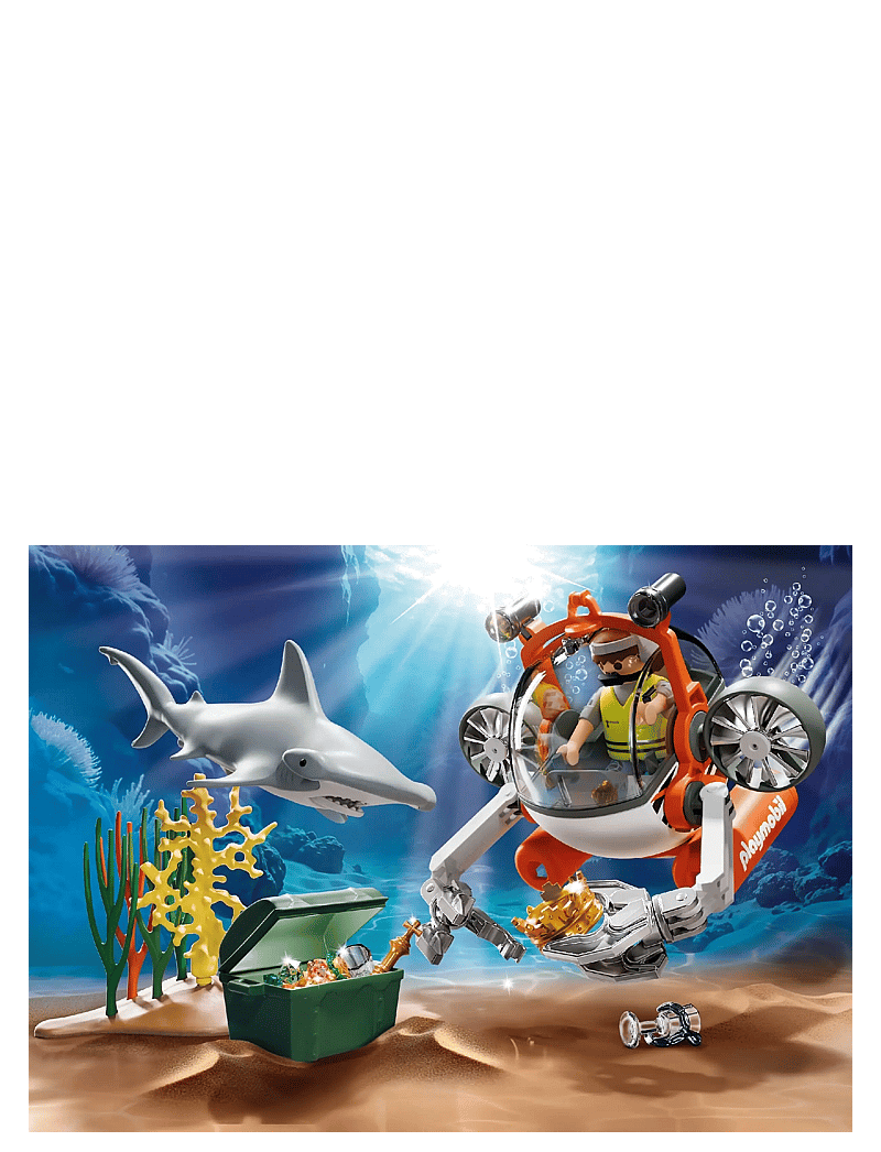 PLAYMOBIL - Treasure Hunt with Submarine - playmobil action heroes - multicolored - 3