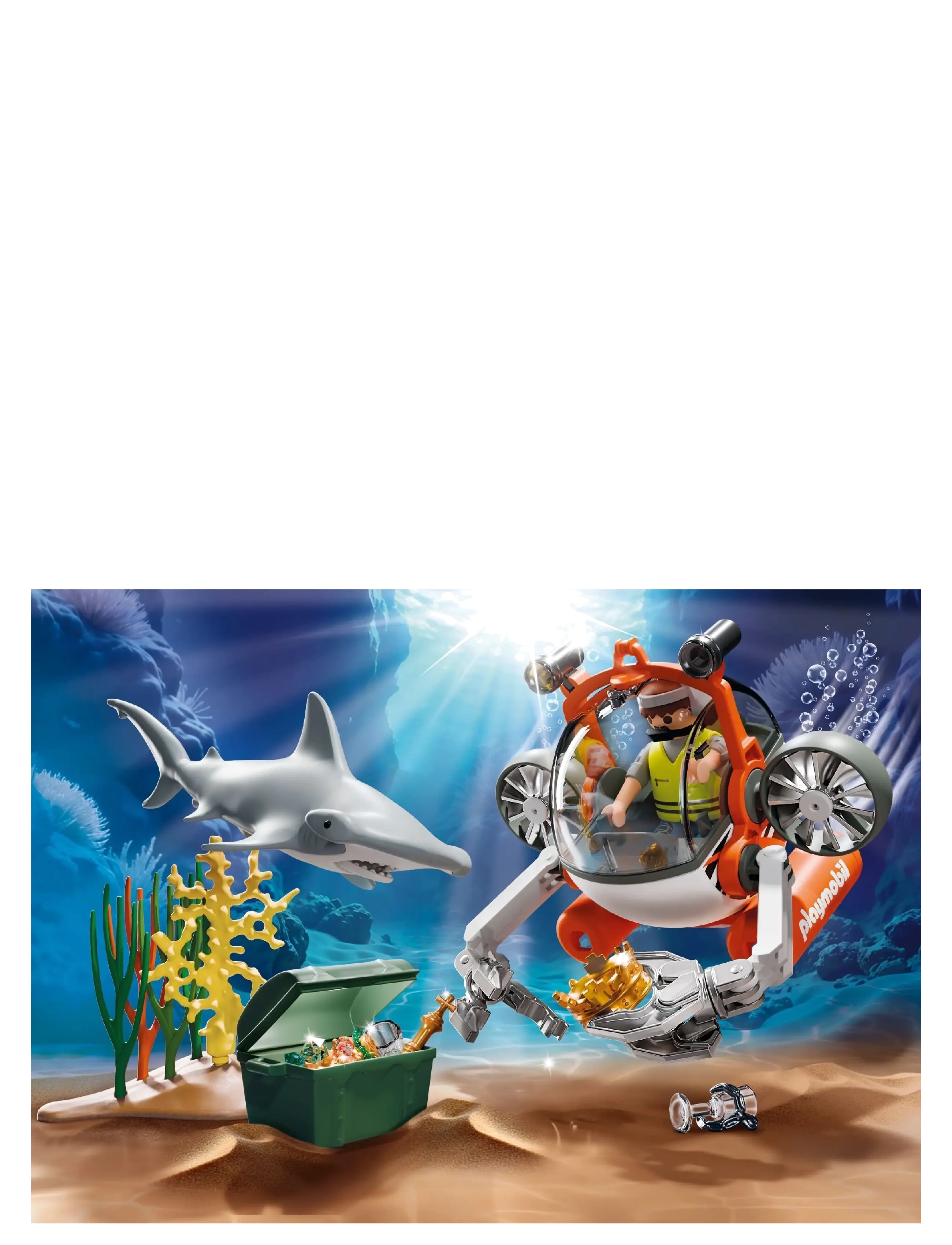 PLAYMOBIL - Treasure Hunt with Submarine - playmobil action heroes - multicolored - 3
