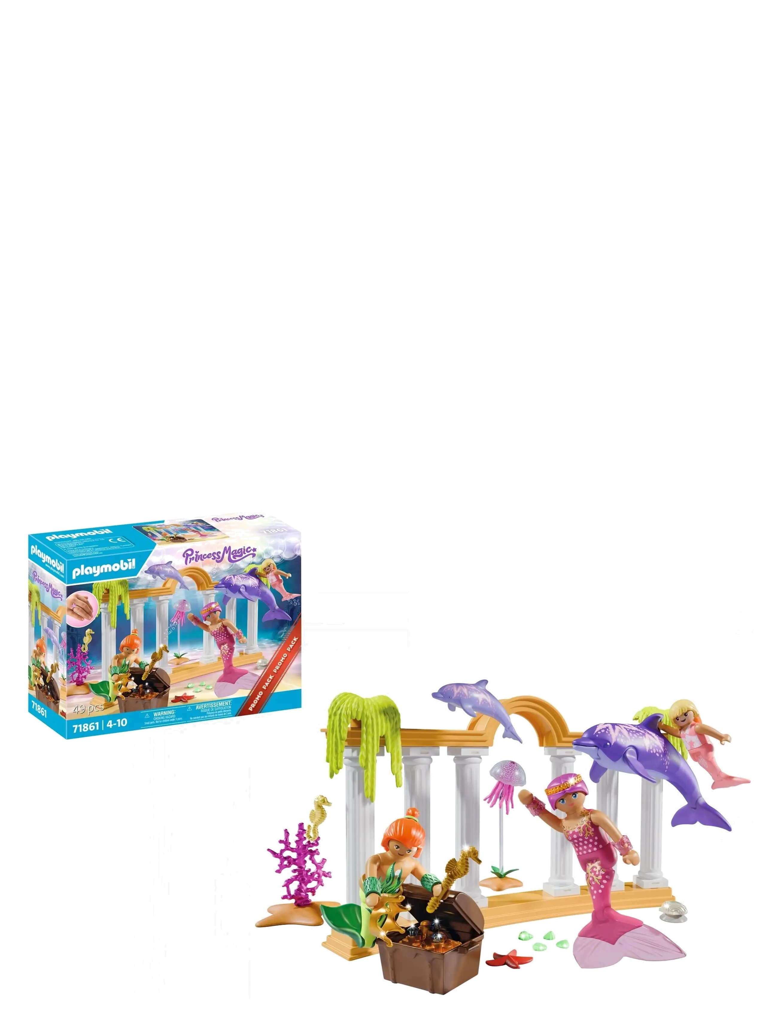 PLAYMOBIL Mermaid treasure with Dolphins - Playmobil legetøj - MULTICOLORED / multi