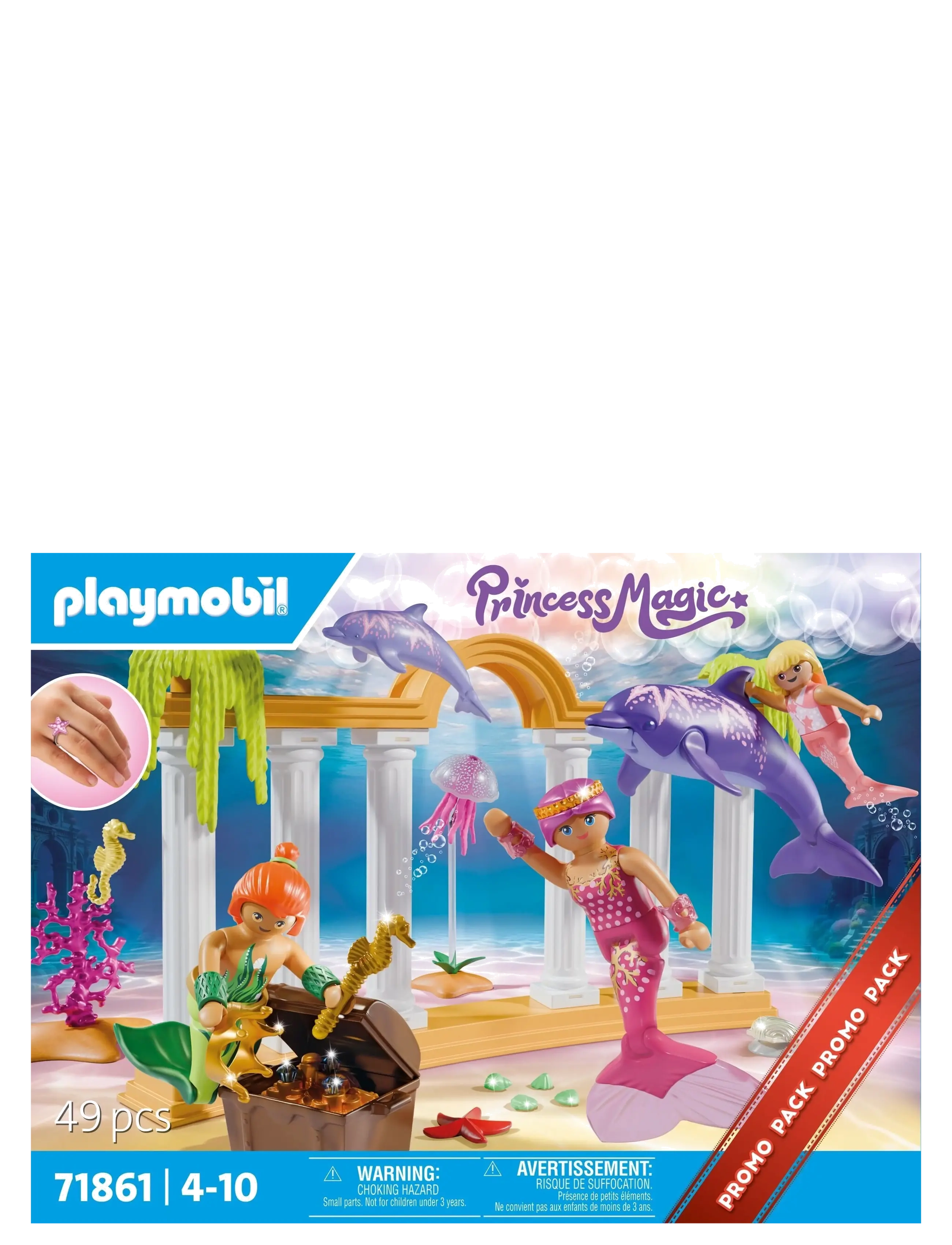PLAYMOBIL - Mermaid treasure with Dolphins - playmobil princess magic - multicolored - 1
