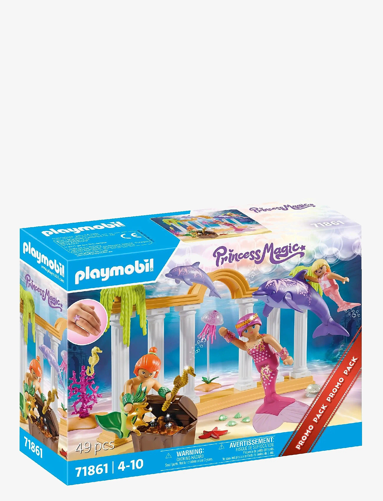 PLAYMOBIL - Mermaid treasure with Dolphins - playmobil princess magic - multicolored - 2