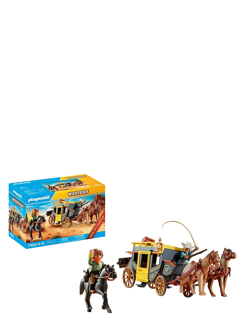PLAYMOBIL - Wild West Stagecoach - playmobil figures - multicolored - 1