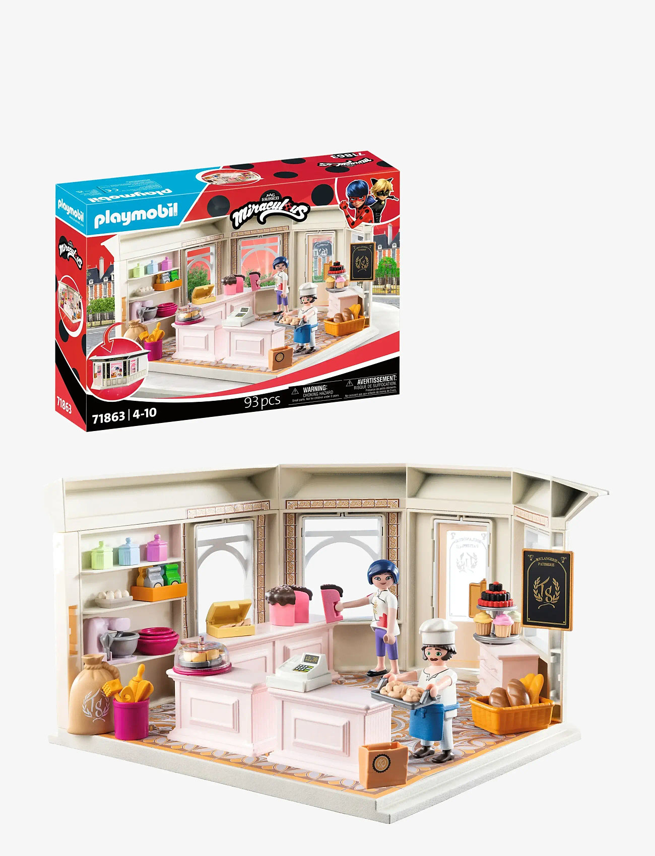 PLAYMOBIL - Miraculous: French Bakery - playmobil city life - multicolored - 0