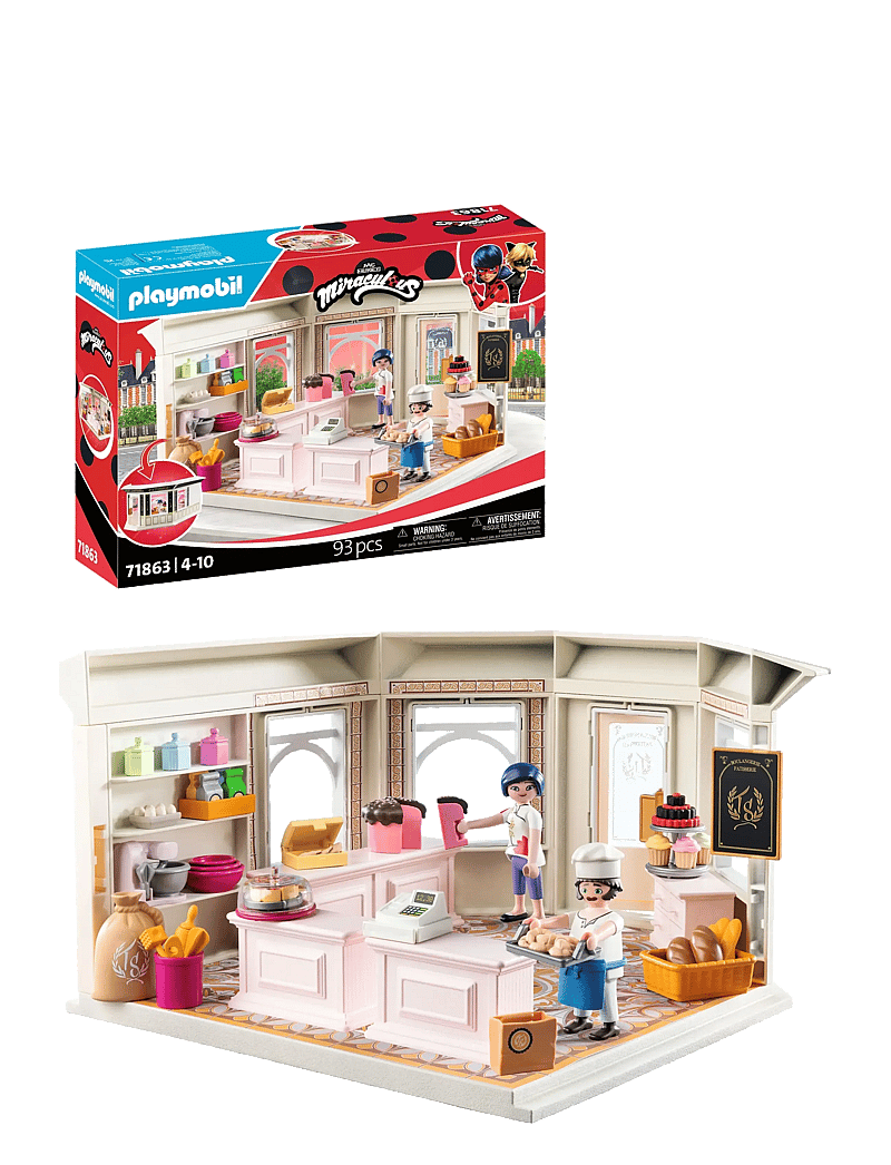 PLAYMOBIL - Miraculous: French Bakery - playmobil city life - multicolored - 0