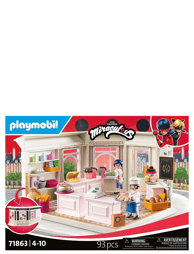 PLAYMOBIL - Miraculous: French Bakery - playmobil city life - multicolored - 1