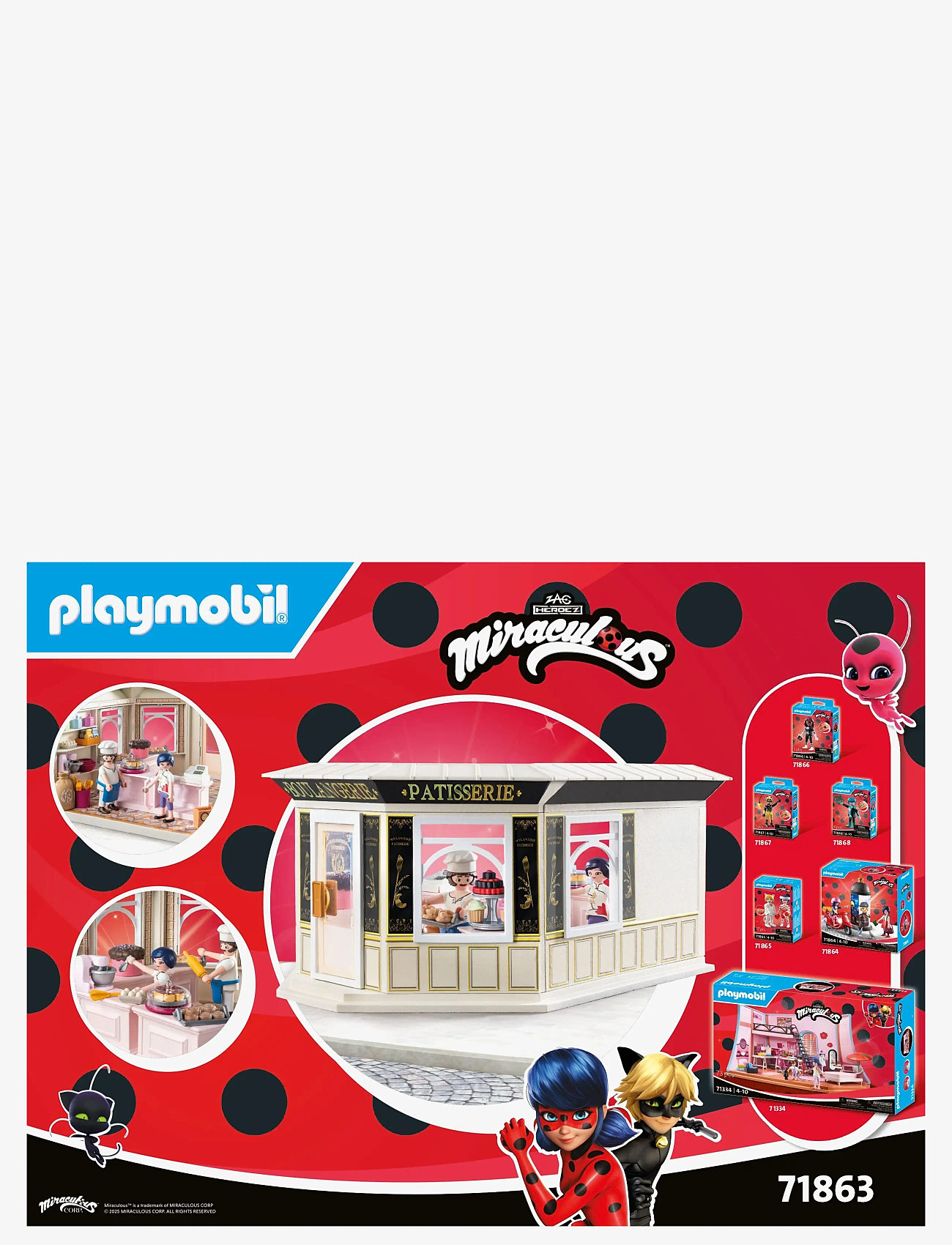 PLAYMOBIL - Miraculous: French Bakery - playmobil city life - multicolored - 3