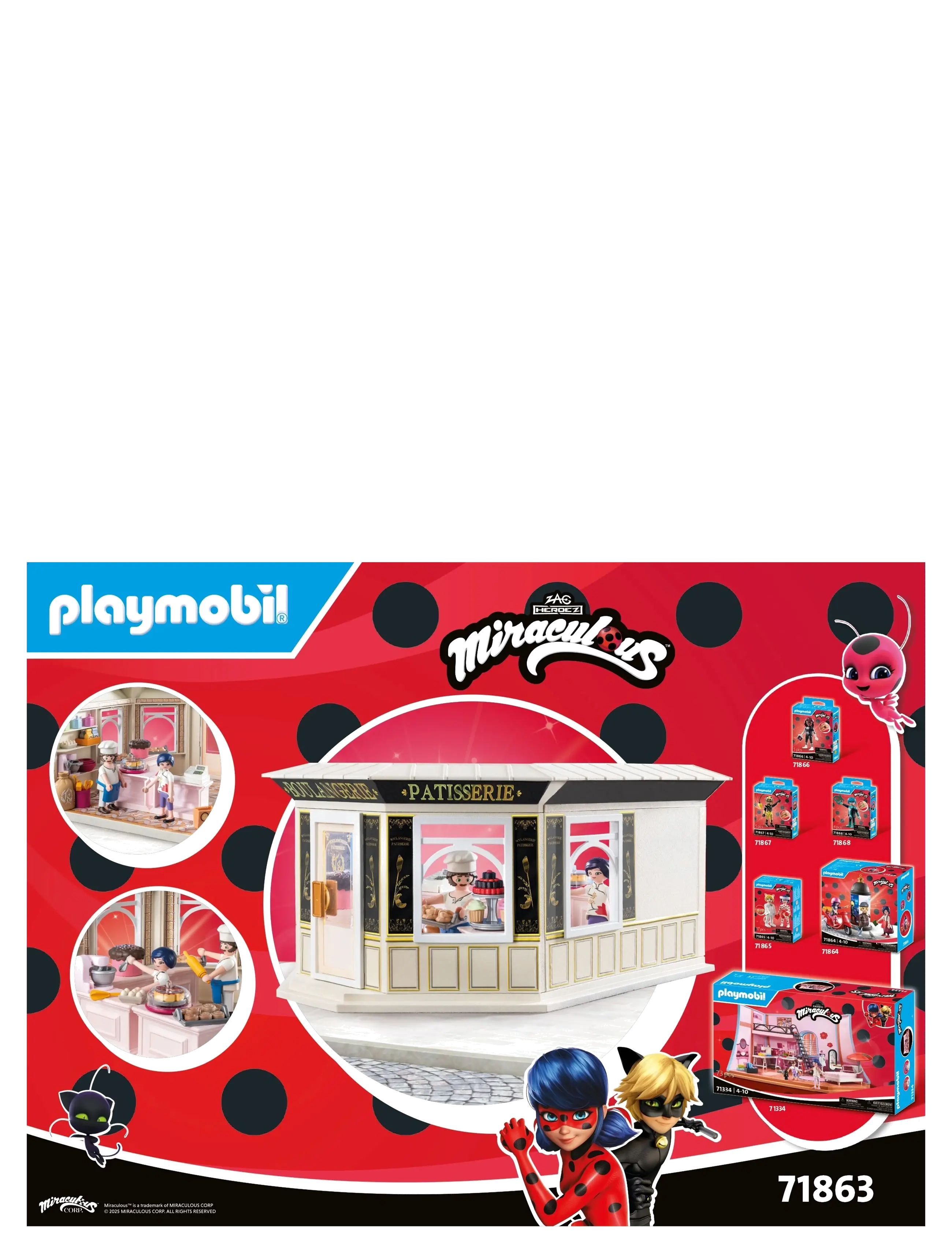 PLAYMOBIL - Miraculous: French Bakery - multicolored - 3