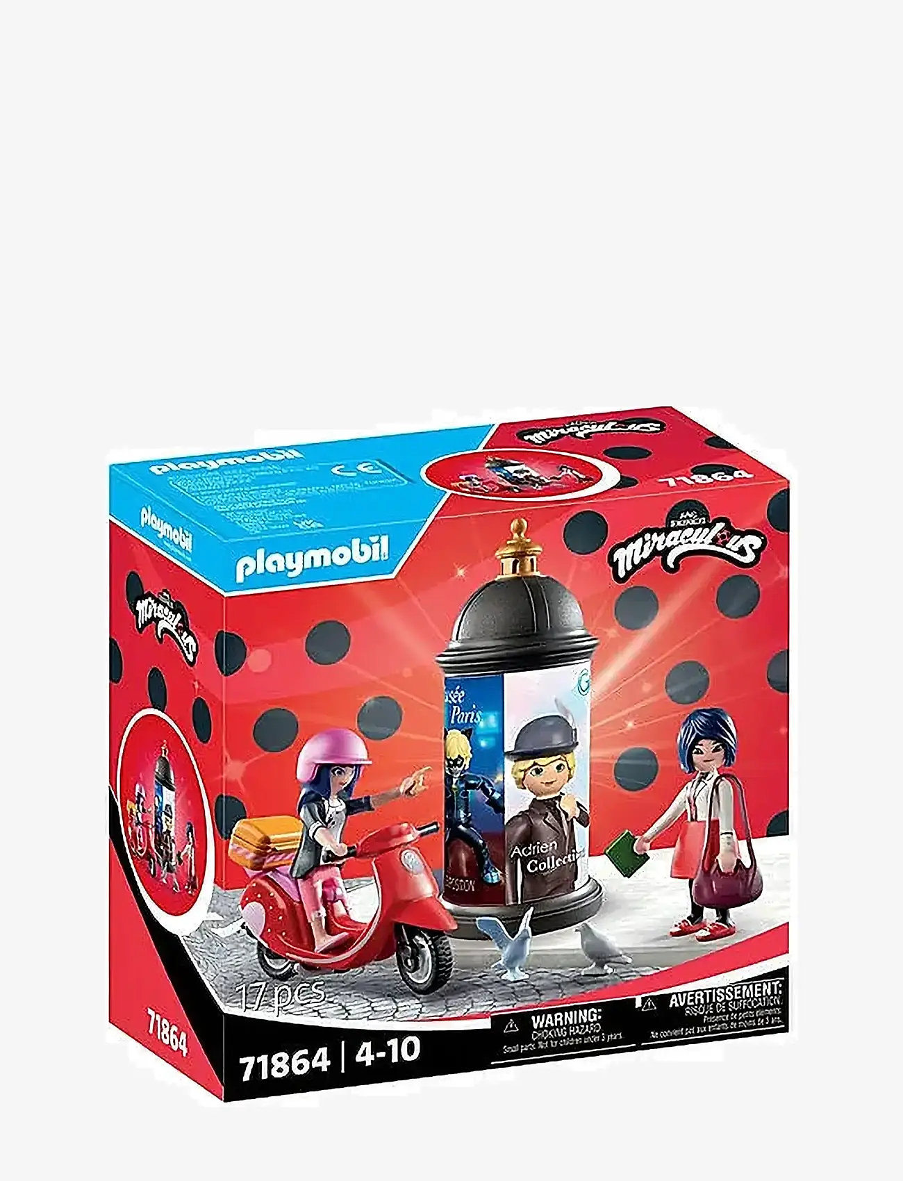PLAYMOBIL Miraculous: Paris Scooter Ride (PLM71864) Legesæt