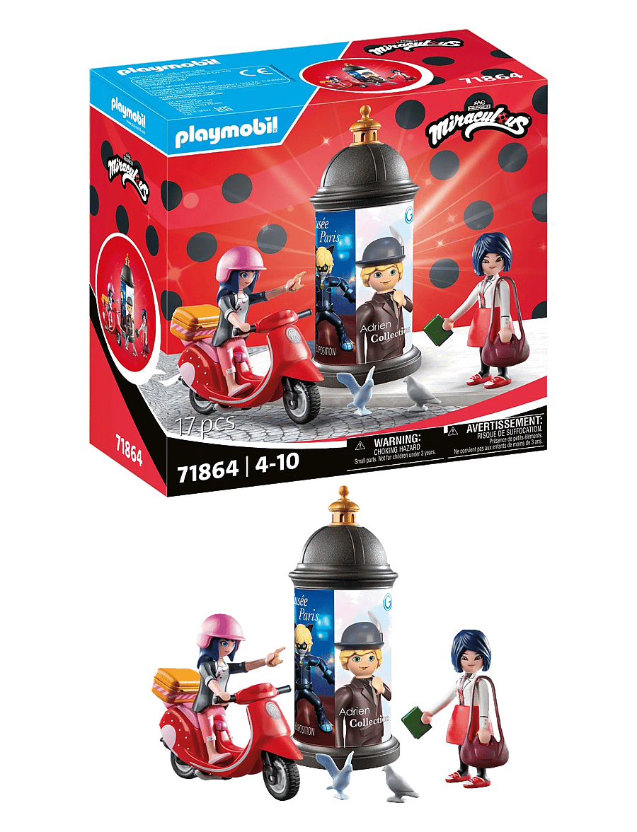PLAYMOBIL - Miraculous: Paris Scooter Ride - spiel-sets - multicolored - 0