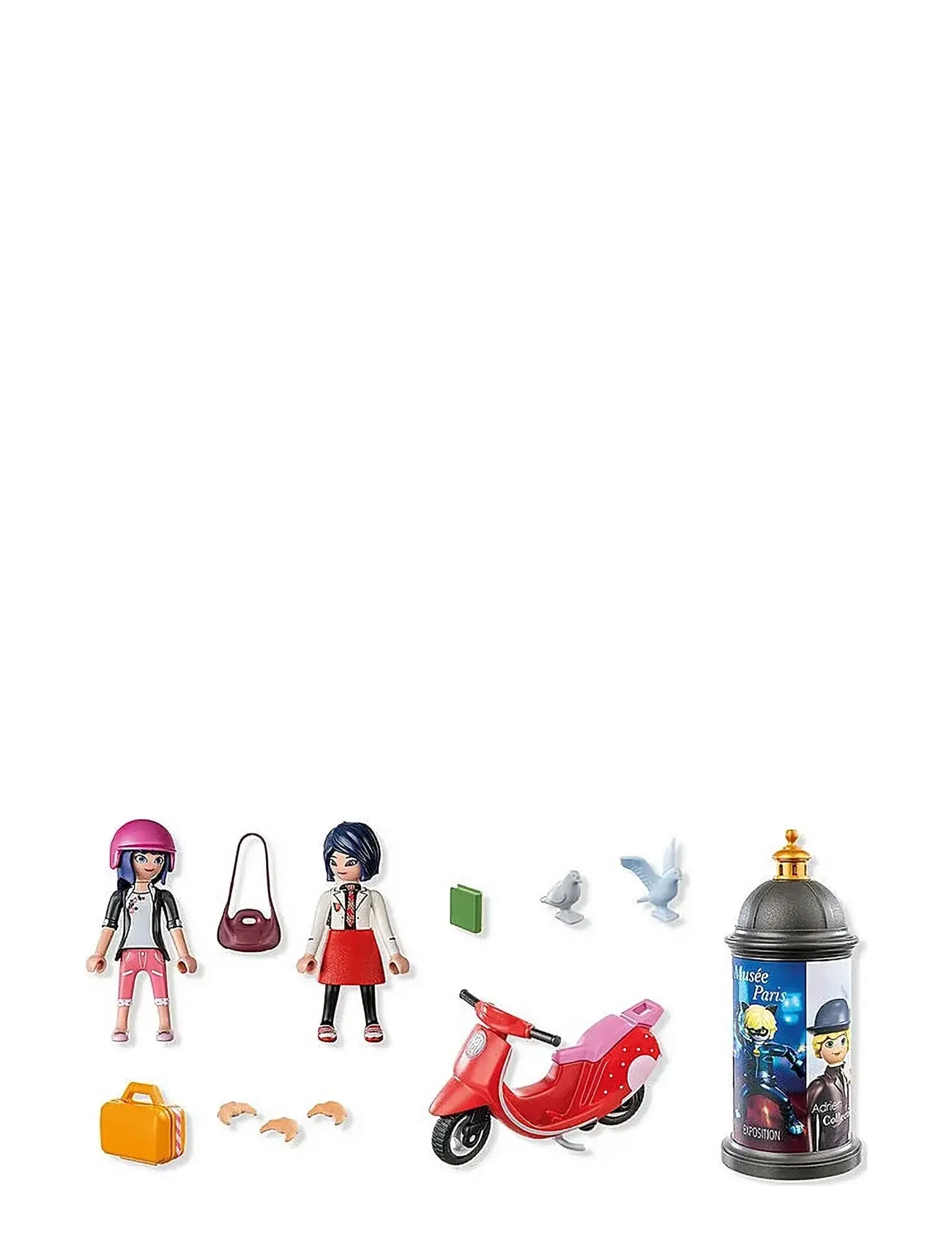 PLAYMOBIL - Miraculous: Paris Scooter Ride - lekset - multicolored - 1