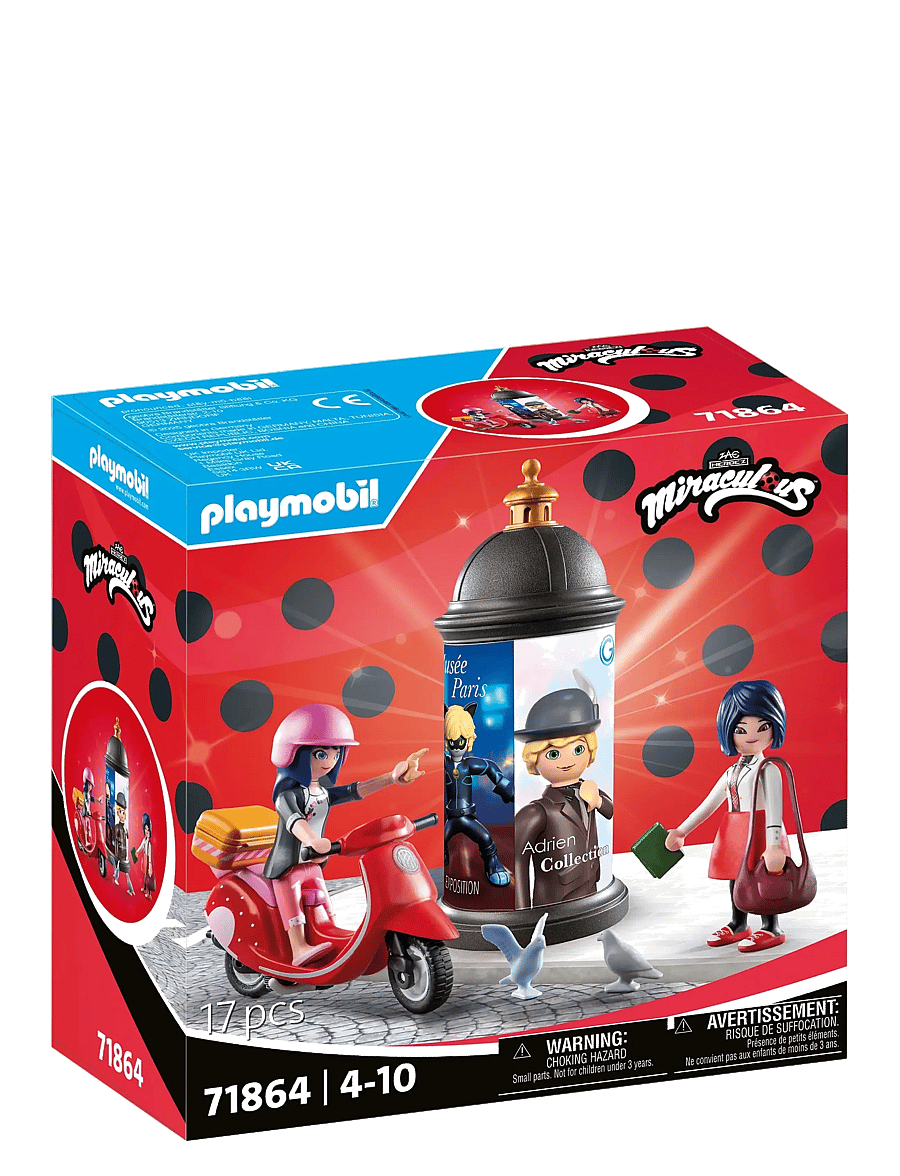 PLAYMOBIL - Miraculous: Paris Scooter Ride - spiel-sets - multicolored - 2