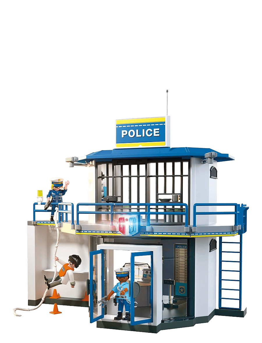 PLAYMOBIL - Police Station with Investigation Room - multicolored - 0