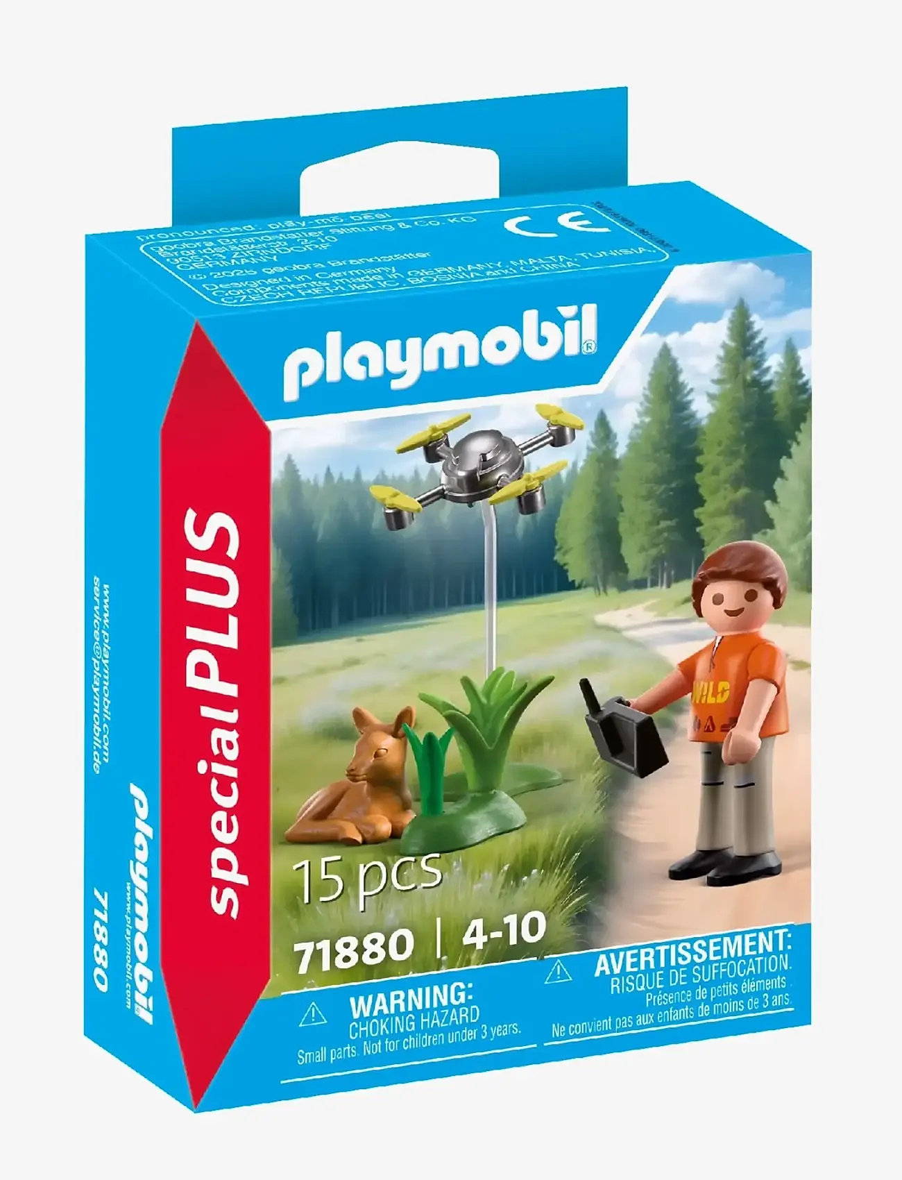 PLAYMOBIL - Fawn Rescue with Drone - playmobil special plus - multicolored - 0