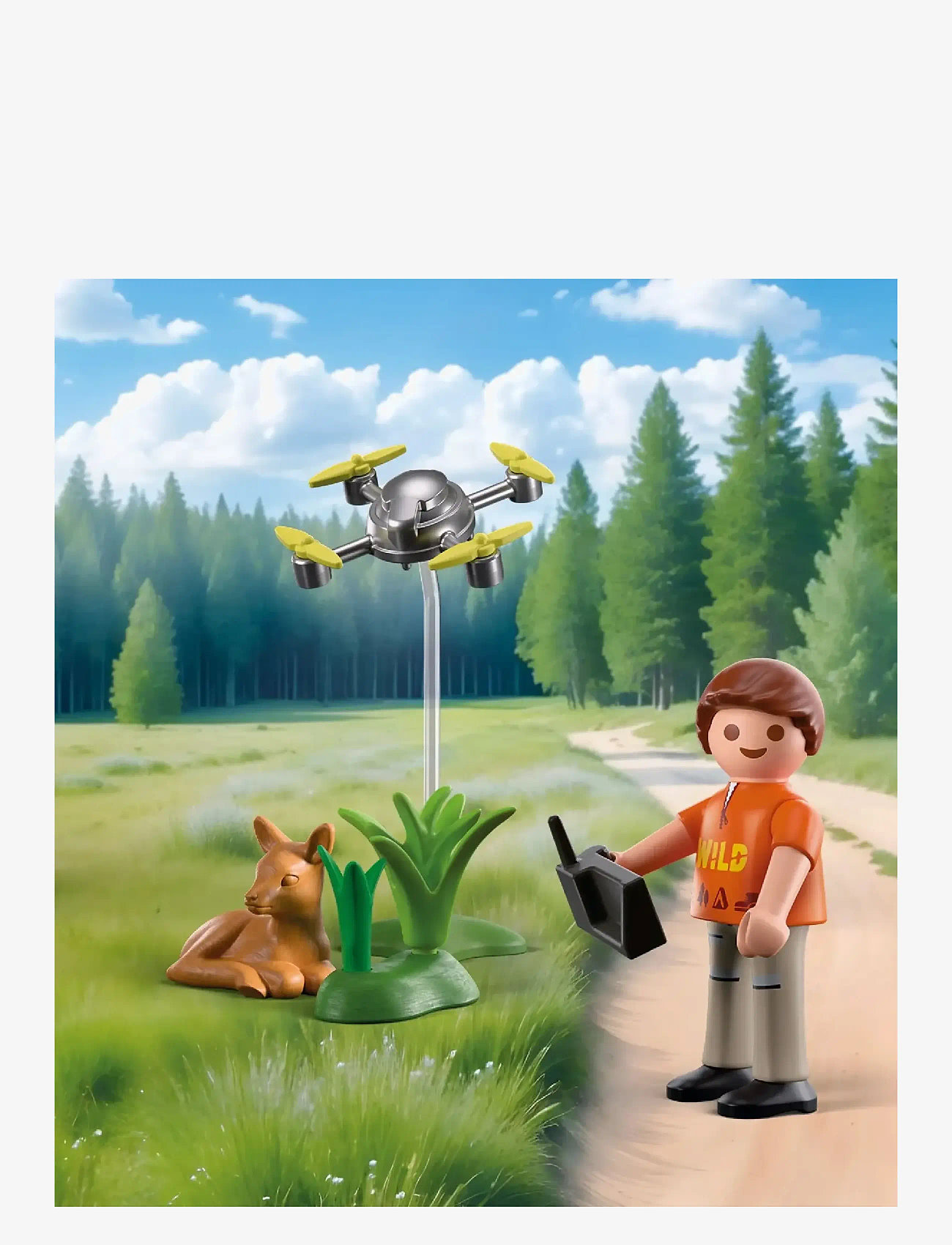 PLAYMOBIL - Fawn Rescue with Drone - playmobil special plus - multicolored - 1