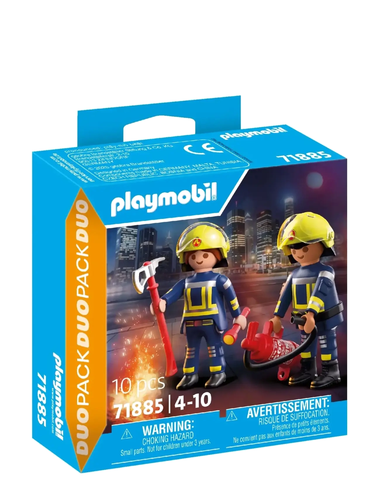 PLAYMOBIL Fire Brigade, One Size, Blue, Playmobil Legetøj > Playmobil Figures, Børn