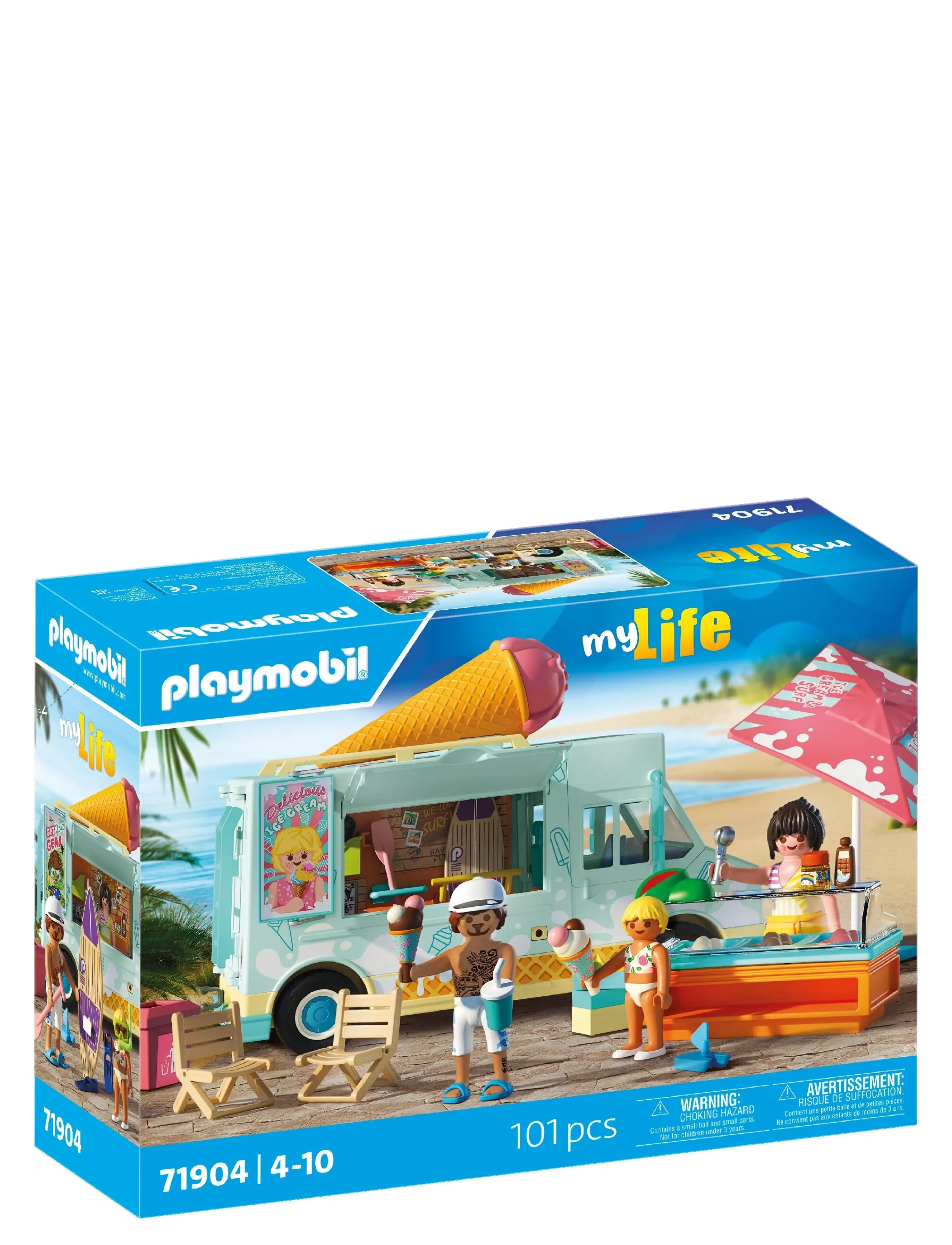 PLAYMOBIL Ice Cream Truck with Surf Shop - App deal - MULTICOLORED / blue