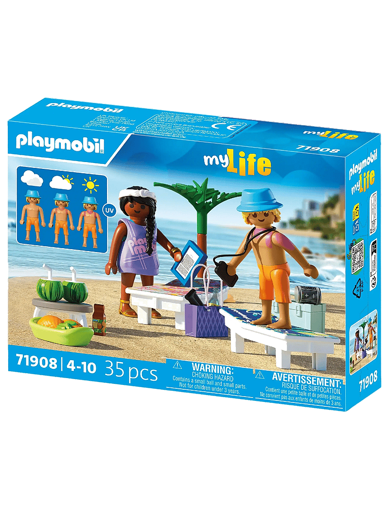 PLAYMOBIL - Couples Trip at the Beach - playmobil my life - multicolored - 1