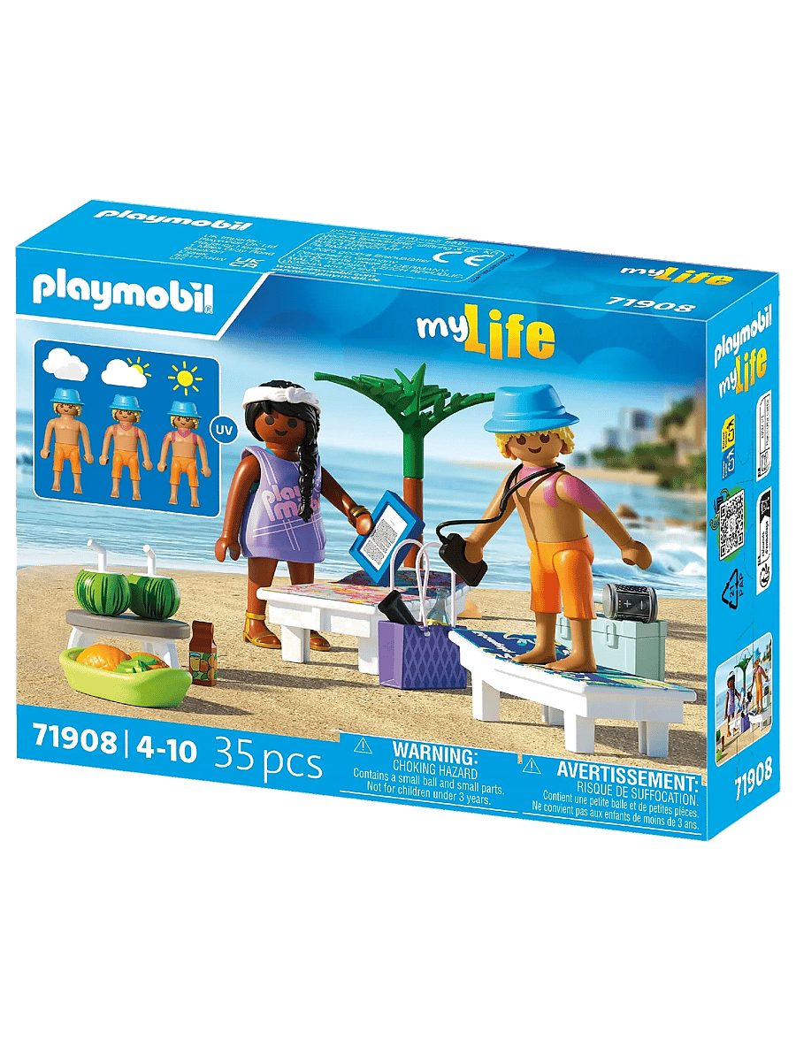 PLAYMOBIL - Couples Trip at the Beach - playmobil my life - multicolored - 1