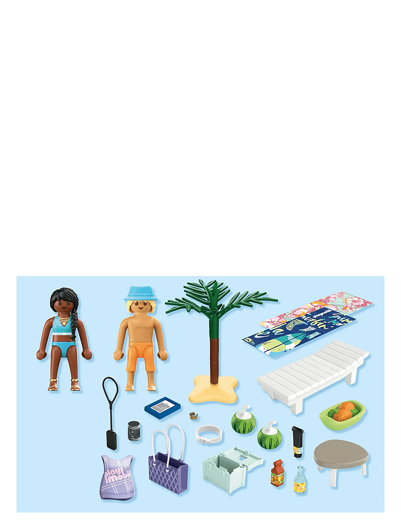 PLAYMOBIL - Couples Trip at the Beach - playmobil my life - multicolored - 3