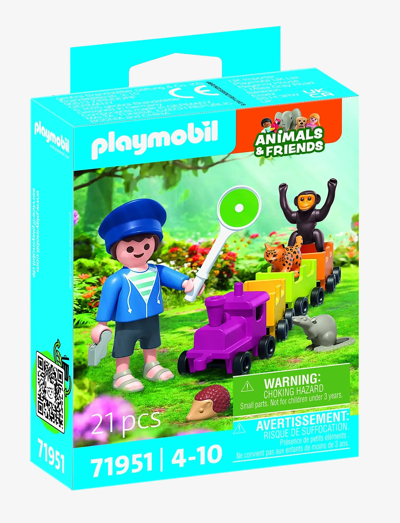 PLAYMOBIL - Small locomotive trip - playmobil animals & friends - multicolored - 2