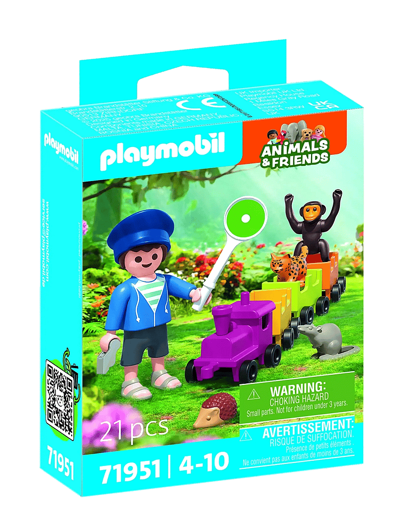 PLAYMOBIL - Small locomotive trip - playmobil animals & friends - multicolored - 2
