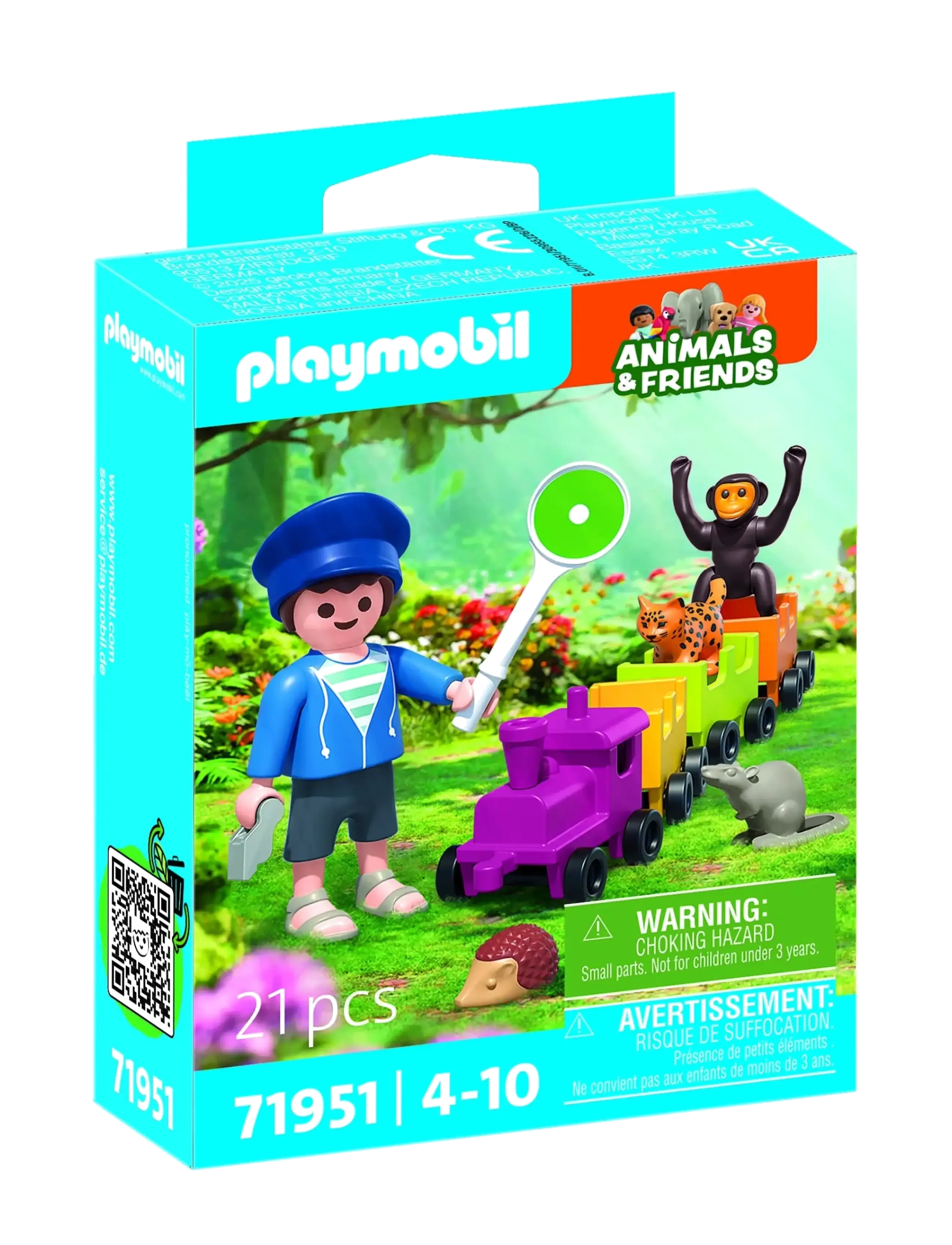 PLAYMOBIL - Small locomotive trip - playmobil animals & friends - multicolored - 2