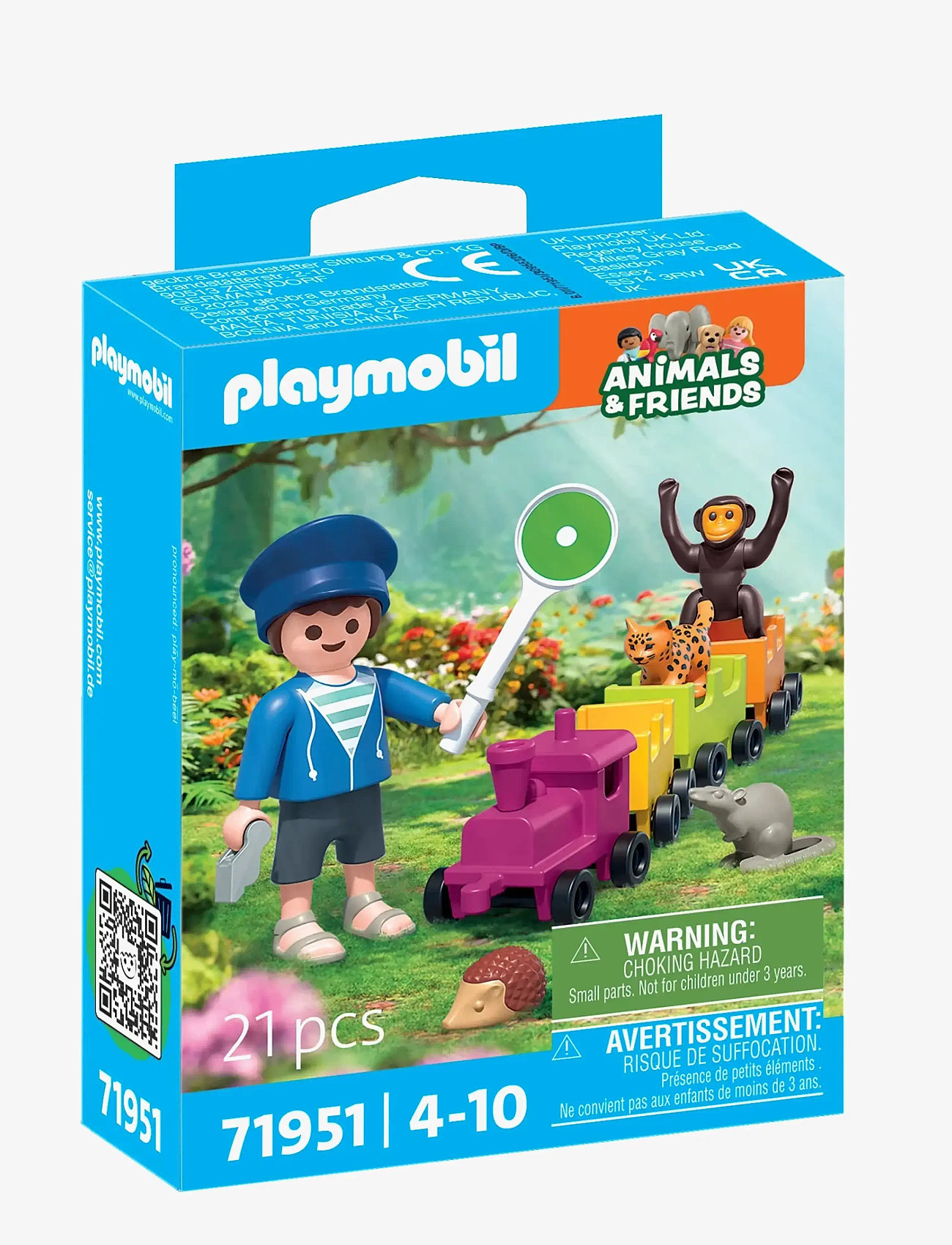 PLAYMOBIL - Small locomotive trip - playmobil animals & friends - multicolored - 3