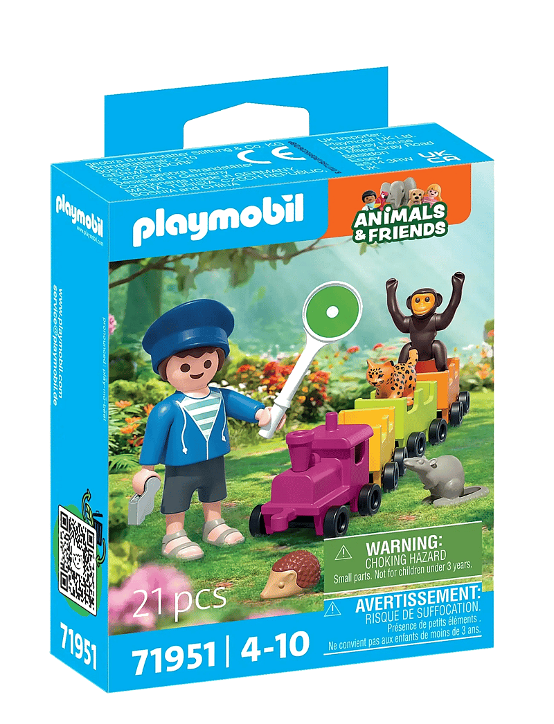 PLAYMOBIL - Small locomotive trip - playmobil animals & friends - multicolored - 3