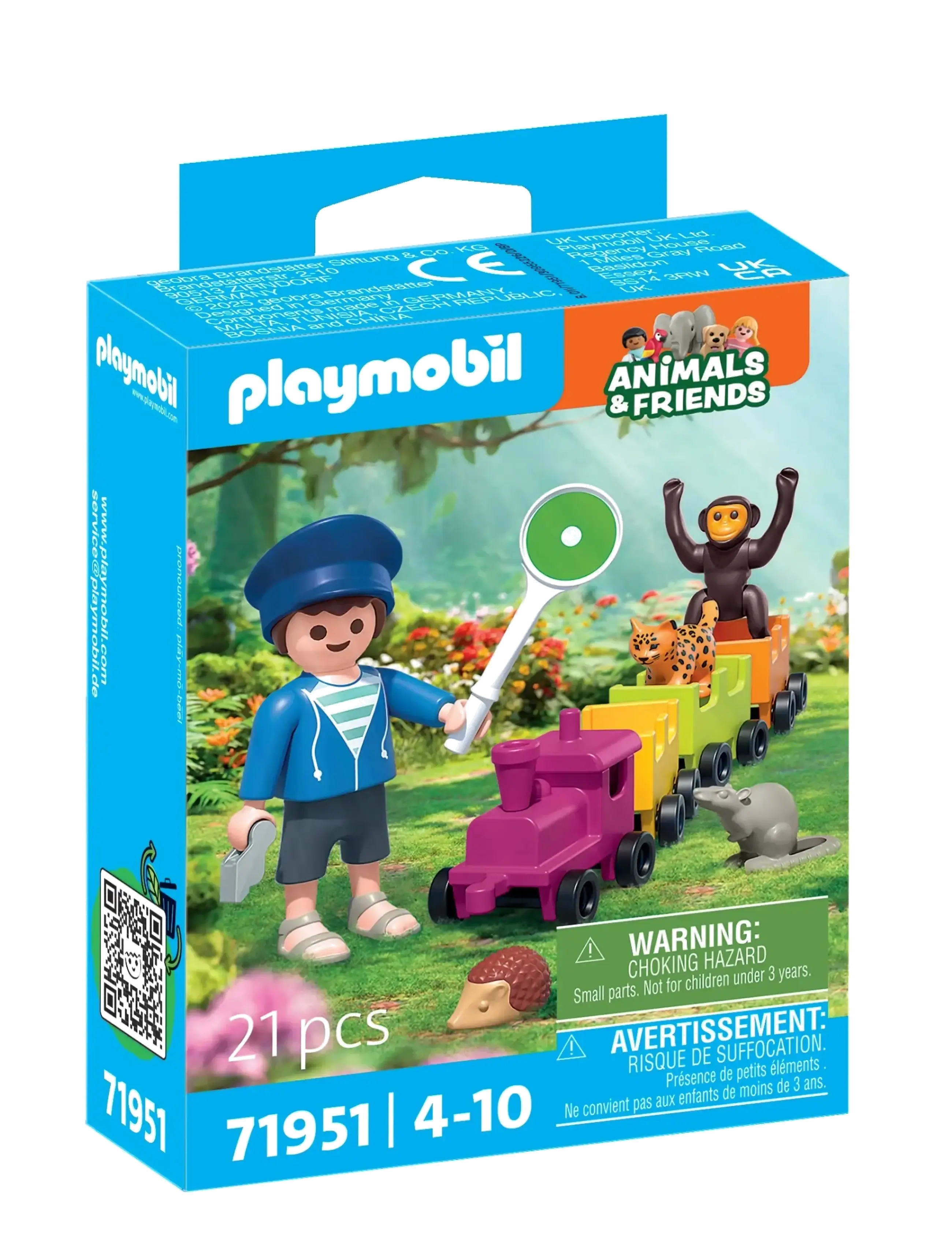PLAYMOBIL - Small locomotive trip - playmobil animals & friends - multicolored - 3