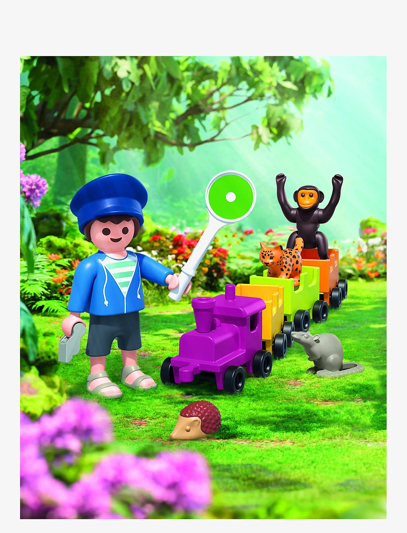 PLAYMOBIL - Small locomotive trip - playmobil animals & friends - multicolored - 4