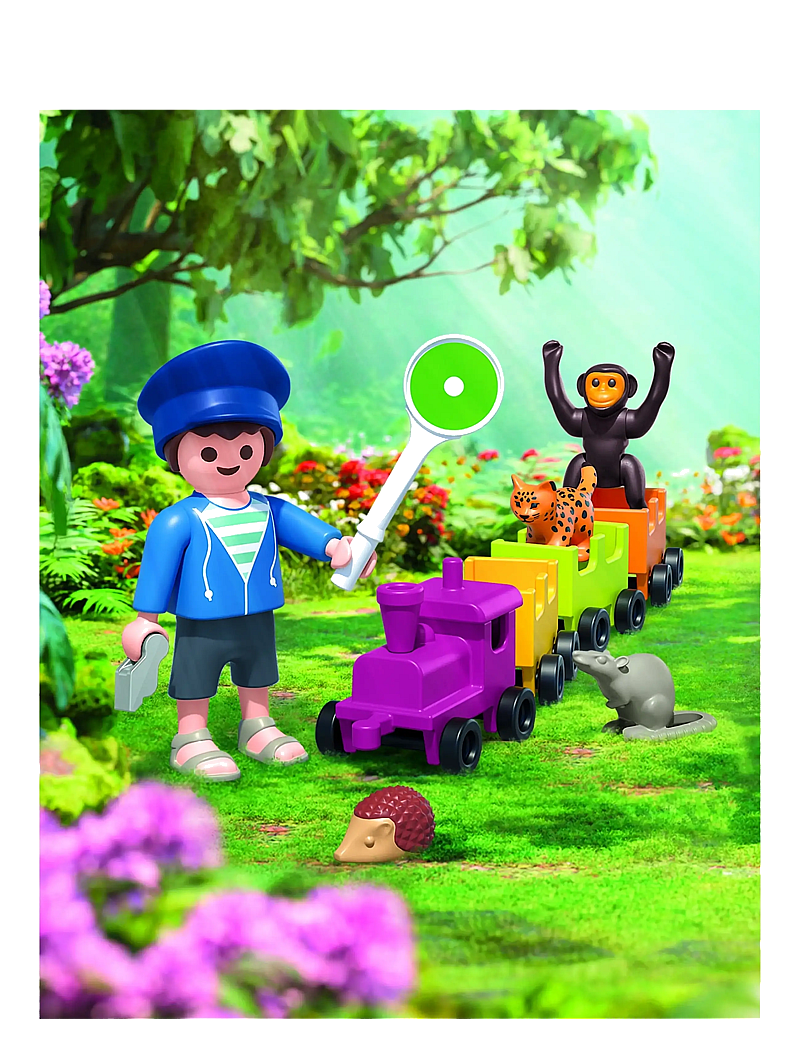 PLAYMOBIL - Small locomotive trip - playmobil animals & friends - multicolored - 4