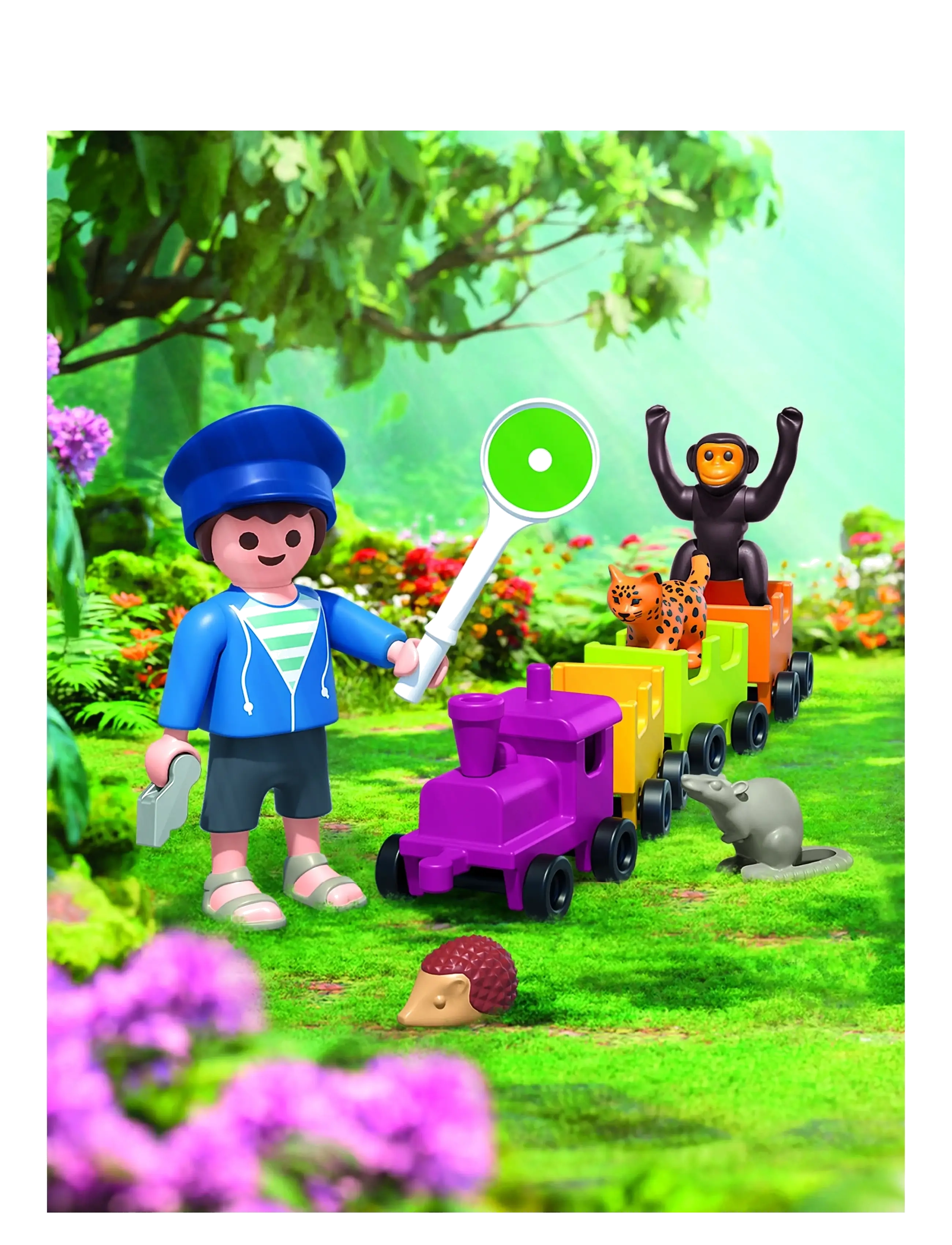 PLAYMOBIL - Small locomotive trip - playmobil animals & friends - multicolored - 4