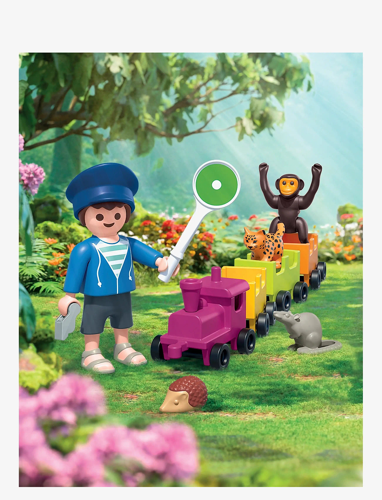 PLAYMOBIL - Small locomotive trip - playmobil animals & friends - multicolored - 5