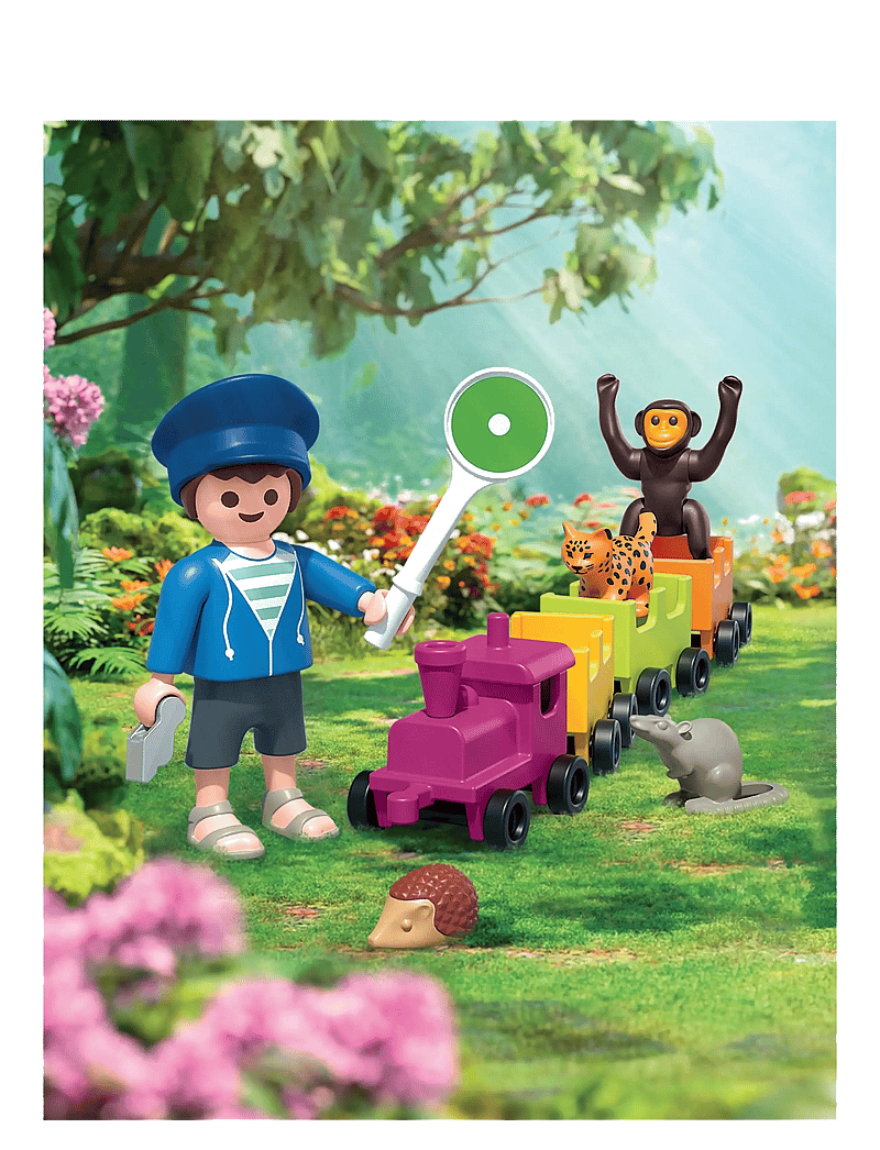 PLAYMOBIL - Small locomotive trip - playmobil animals & friends - multicolored - 5