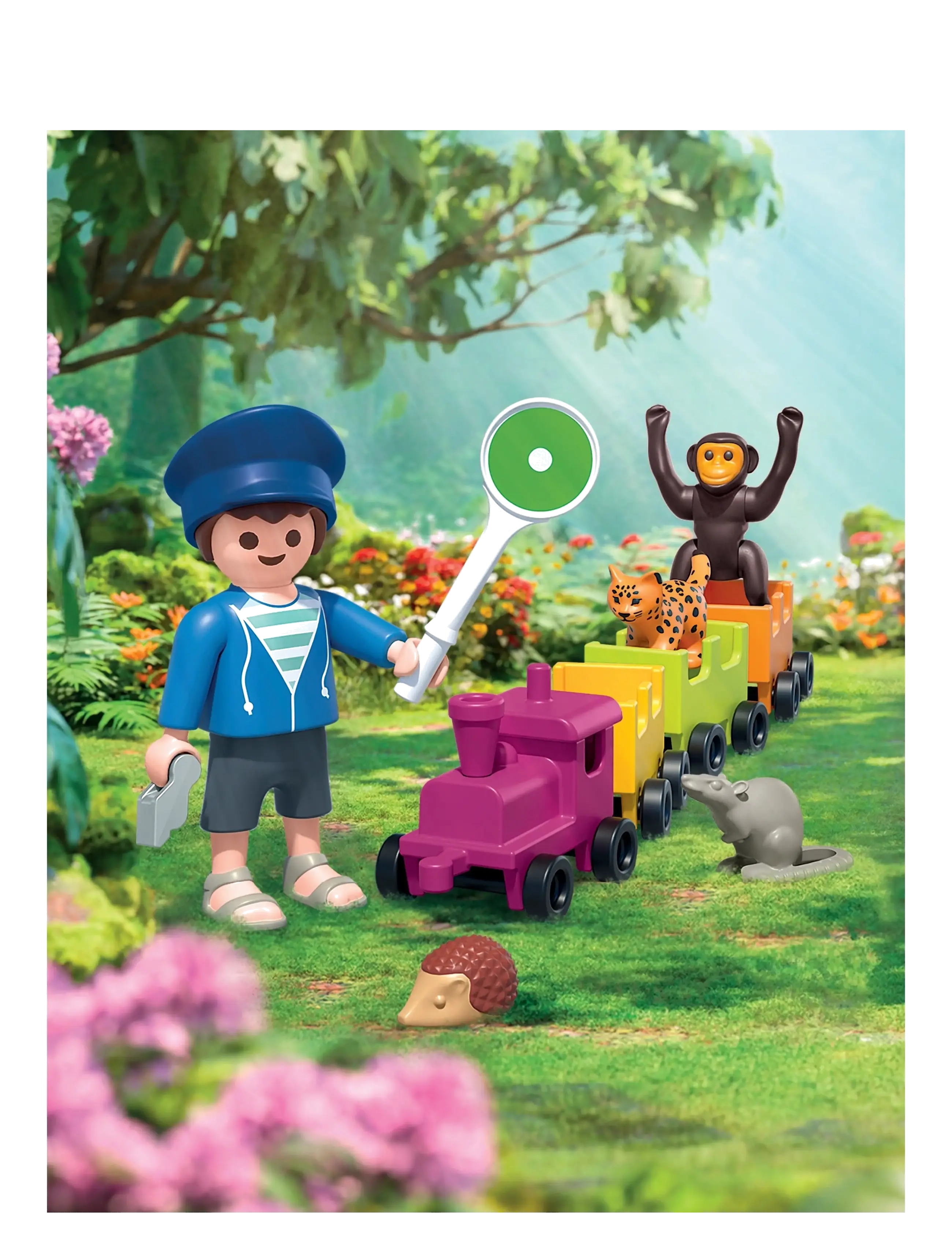 PLAYMOBIL - Small locomotive trip - playmobil animals & friends - multicolored - 5