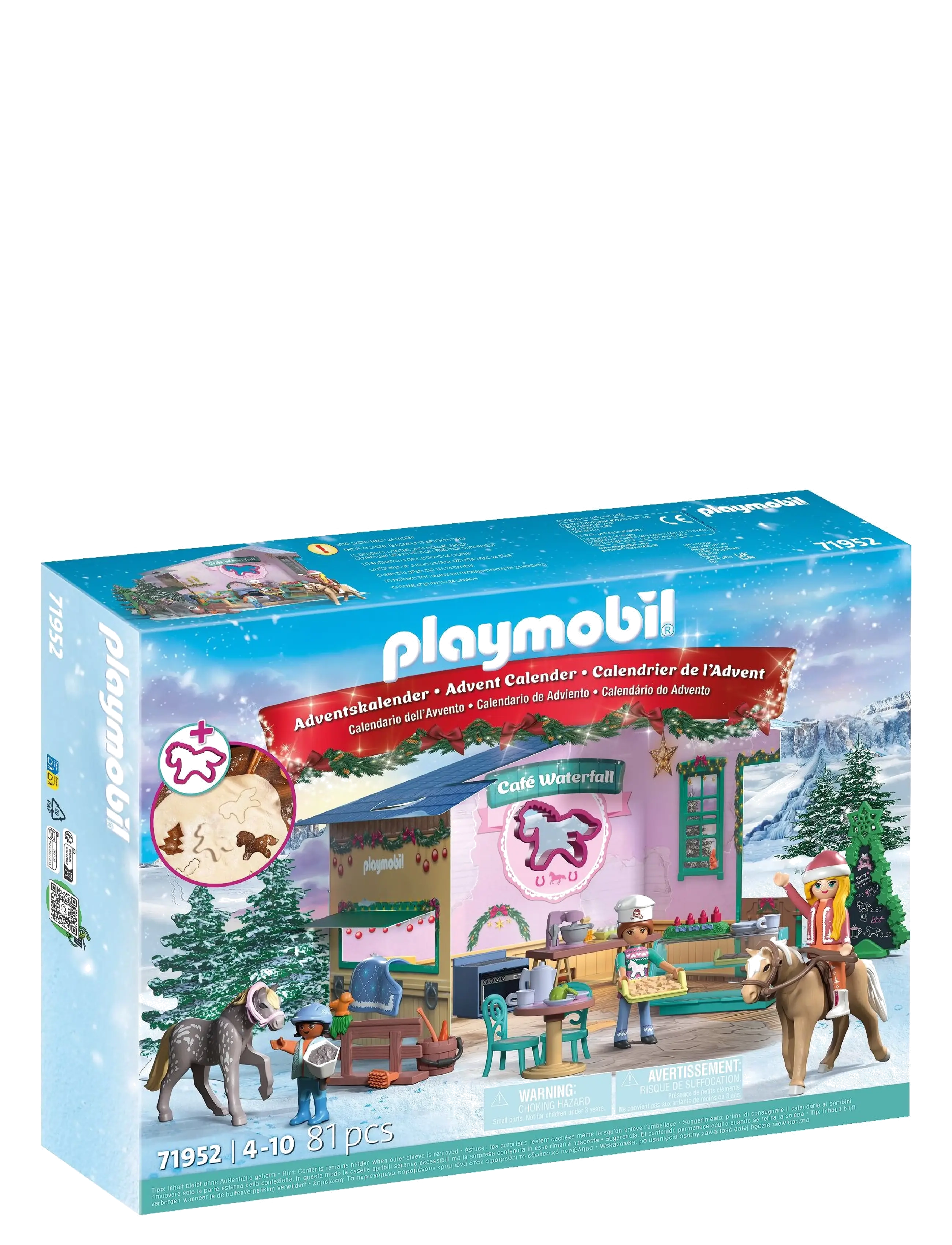 PLAYMOBIL Advent Calendar - Baking at the Rider Café - Playmobil Christmas - MULTICOLORED / multi